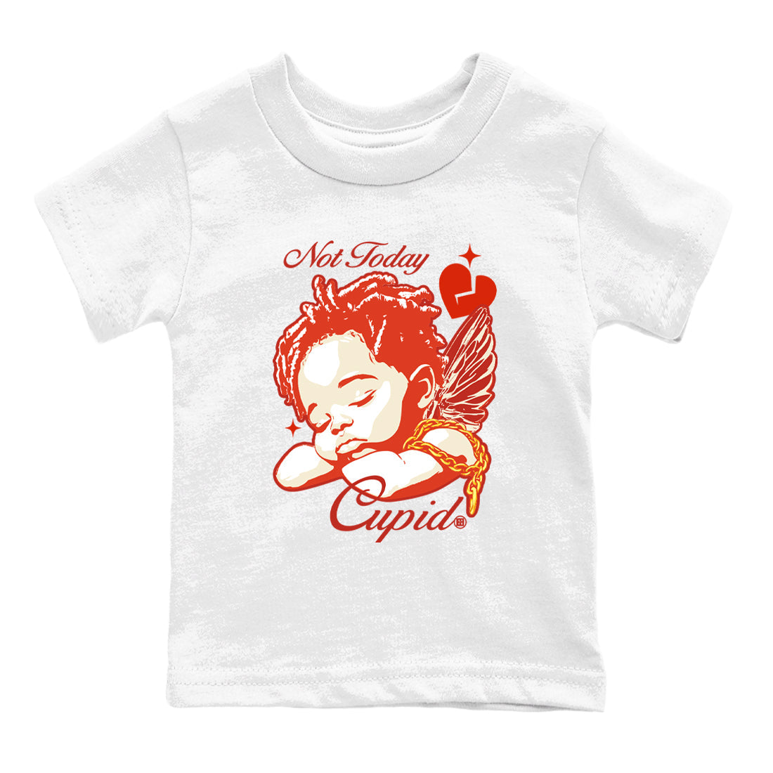 Not Today Cupid snkmatch Tees Kids - Air Jordan 4 Brick By Brick