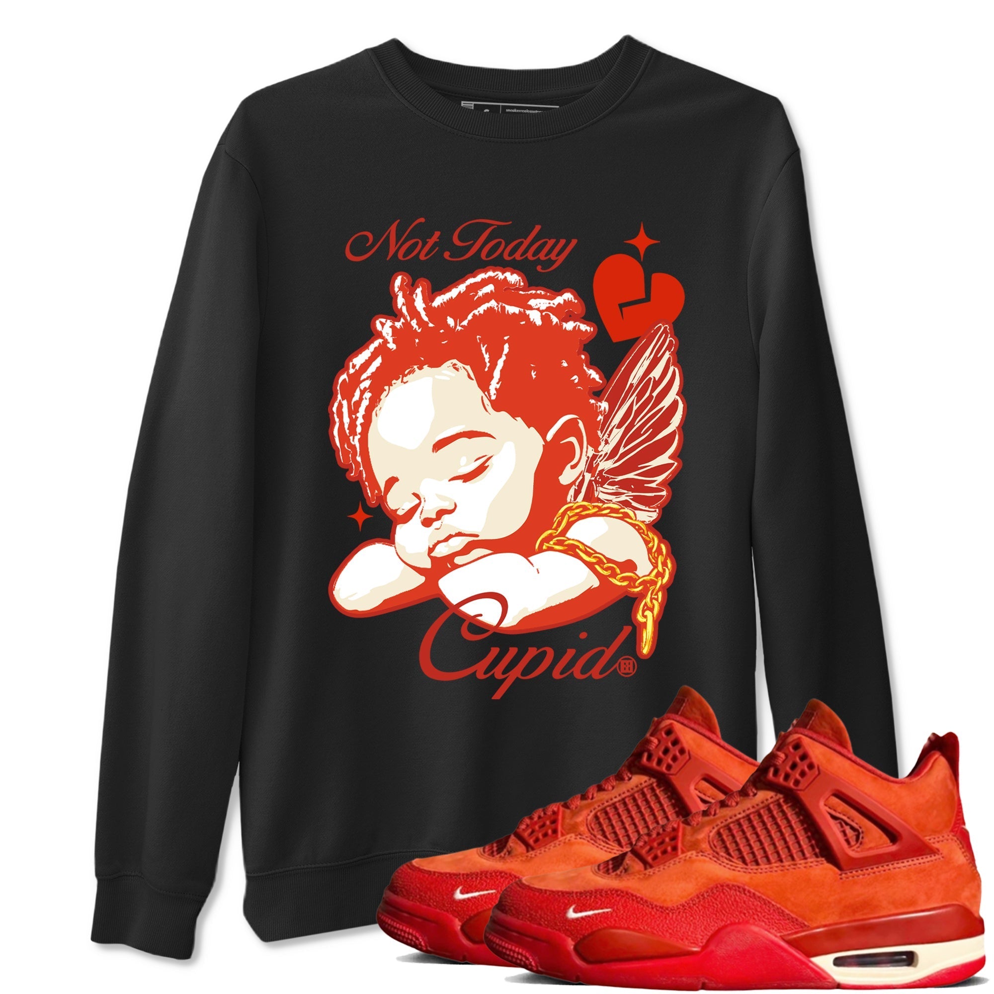 Not Today Cupid snkmatch Tees - Air Jordan 4 Brick By Brick