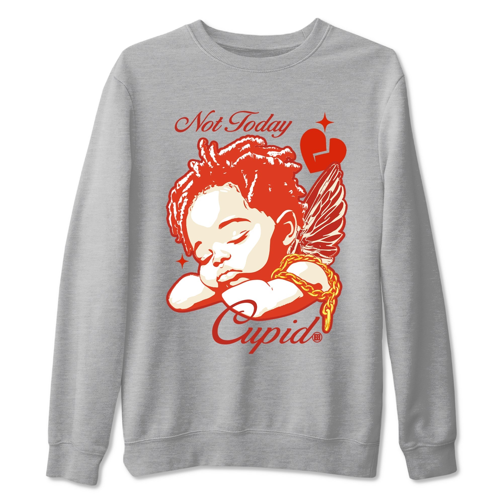 Not Today Cupid snkmatch Tees - Air Jordan 4 Brick By Brick