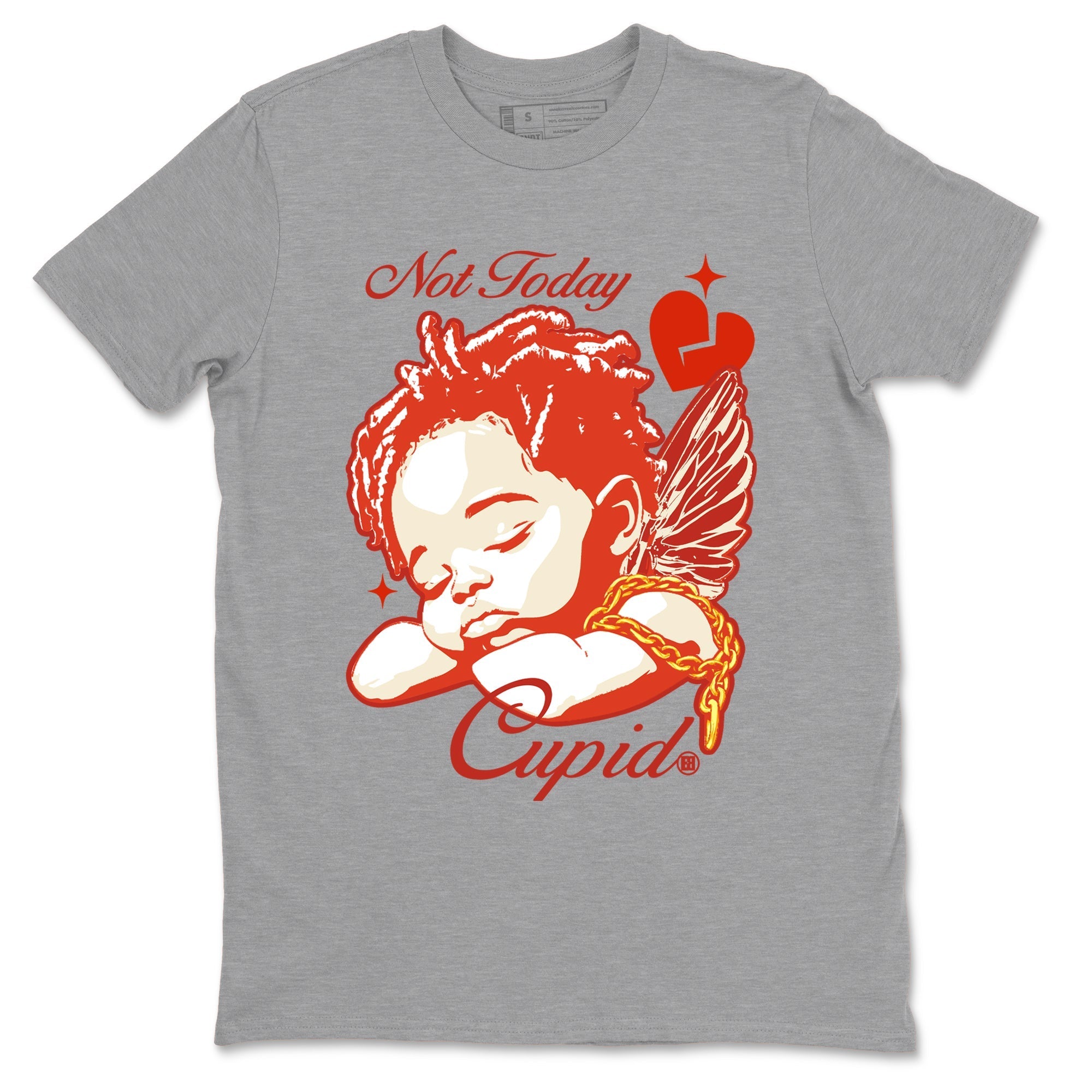 Not Today Cupid snkmatch Tees - Air Jordan 4 Brick By Brick