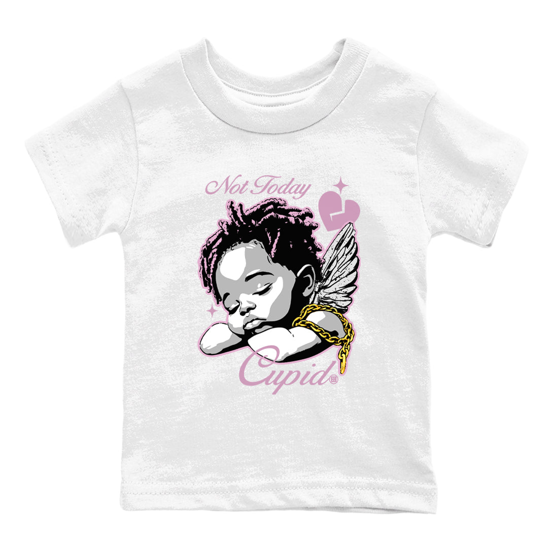 Not Today Cupid snkmatch Tees Kids - Air Jordan 4 Orchid