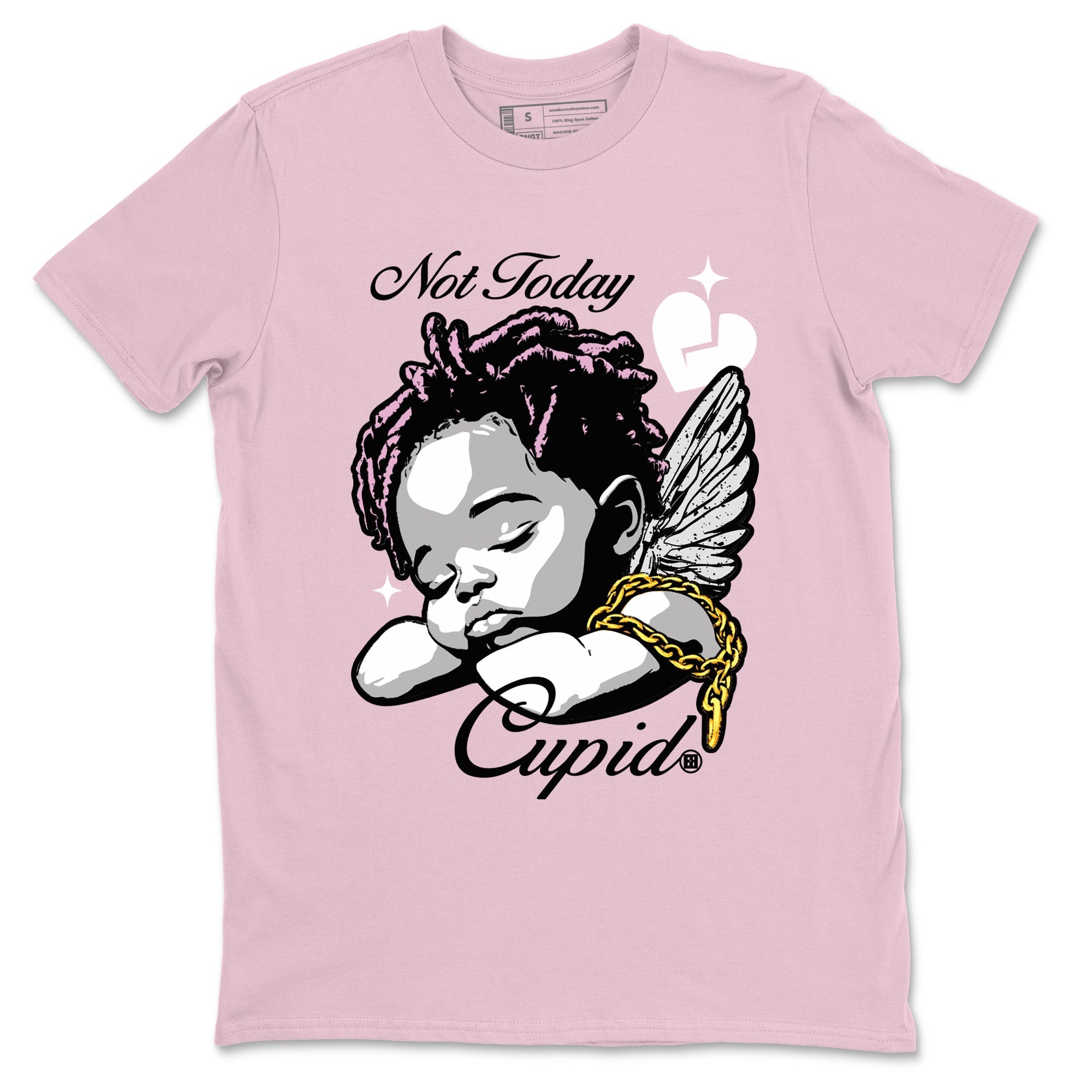 Not Today Cupid snkmatch Tees - Air Jordan 4 Orchid