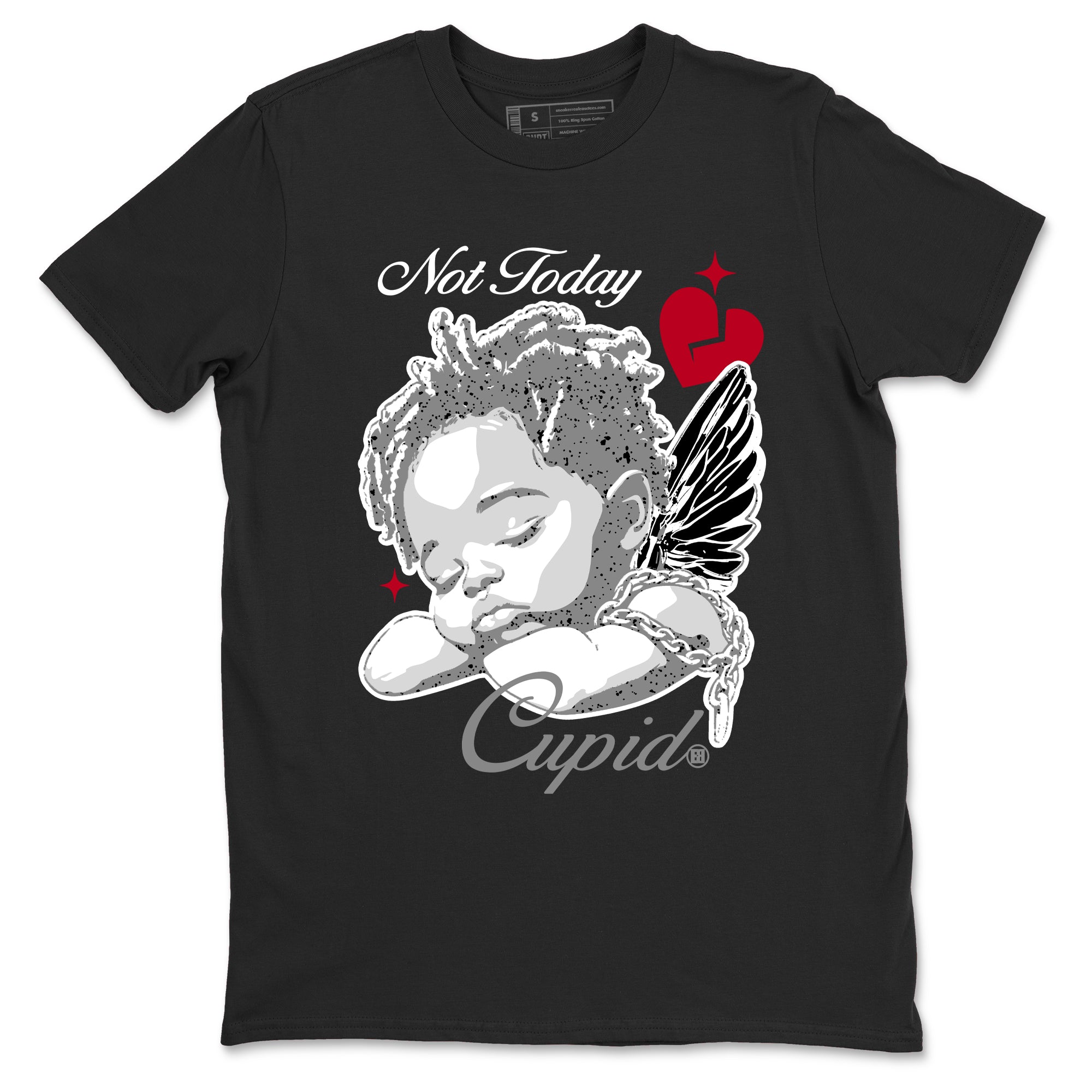 Not Today Cupid snkmatch Tees - Air Jordan 4 White Cement