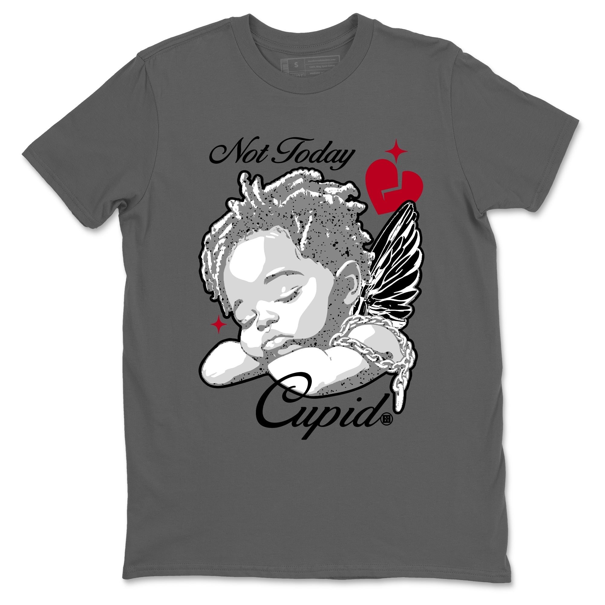 Not Today Cupid snkmatch Tees - Air Jordan 4 White Cement