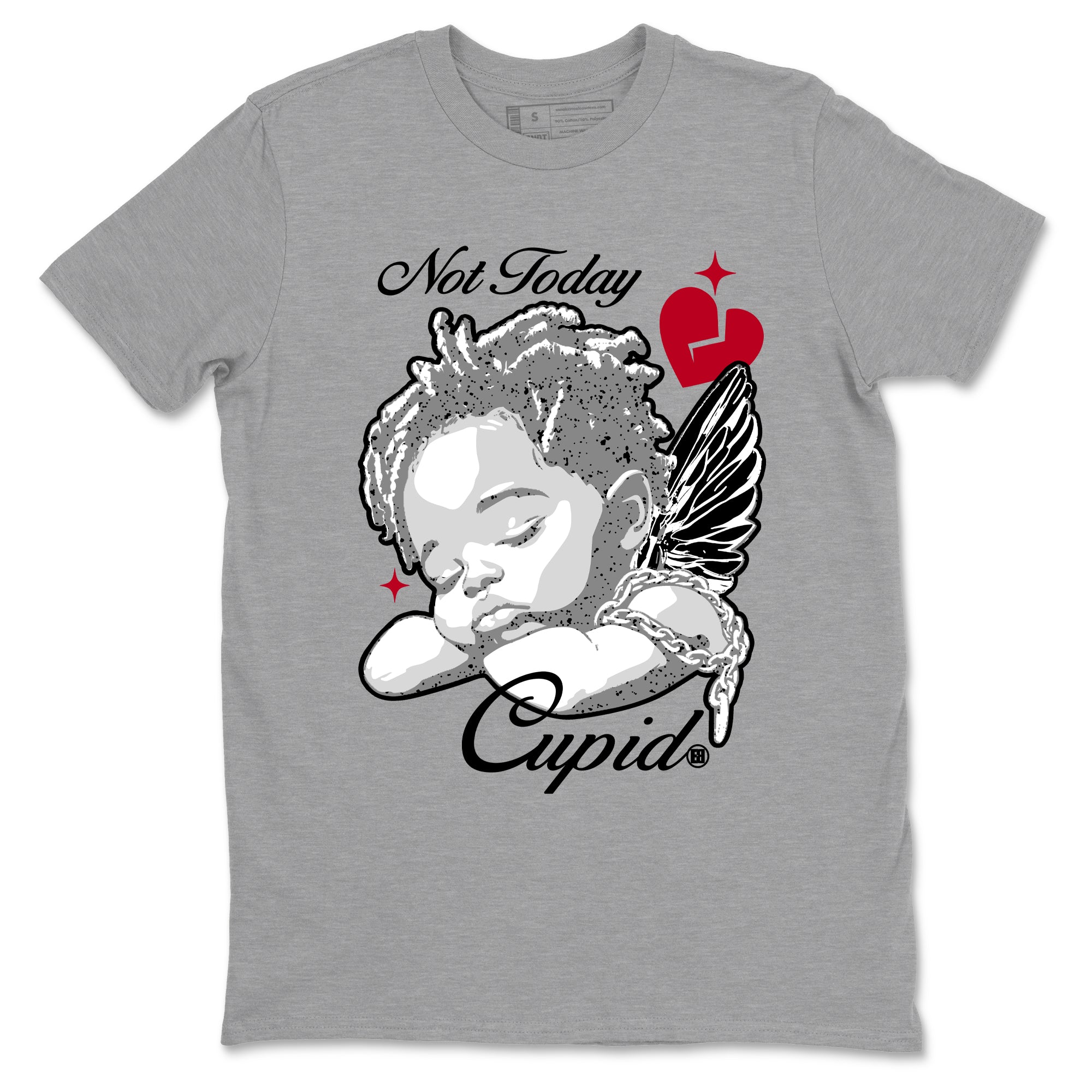 Not Today Cupid snkmatch Tees - Air Jordan 4 White Cement