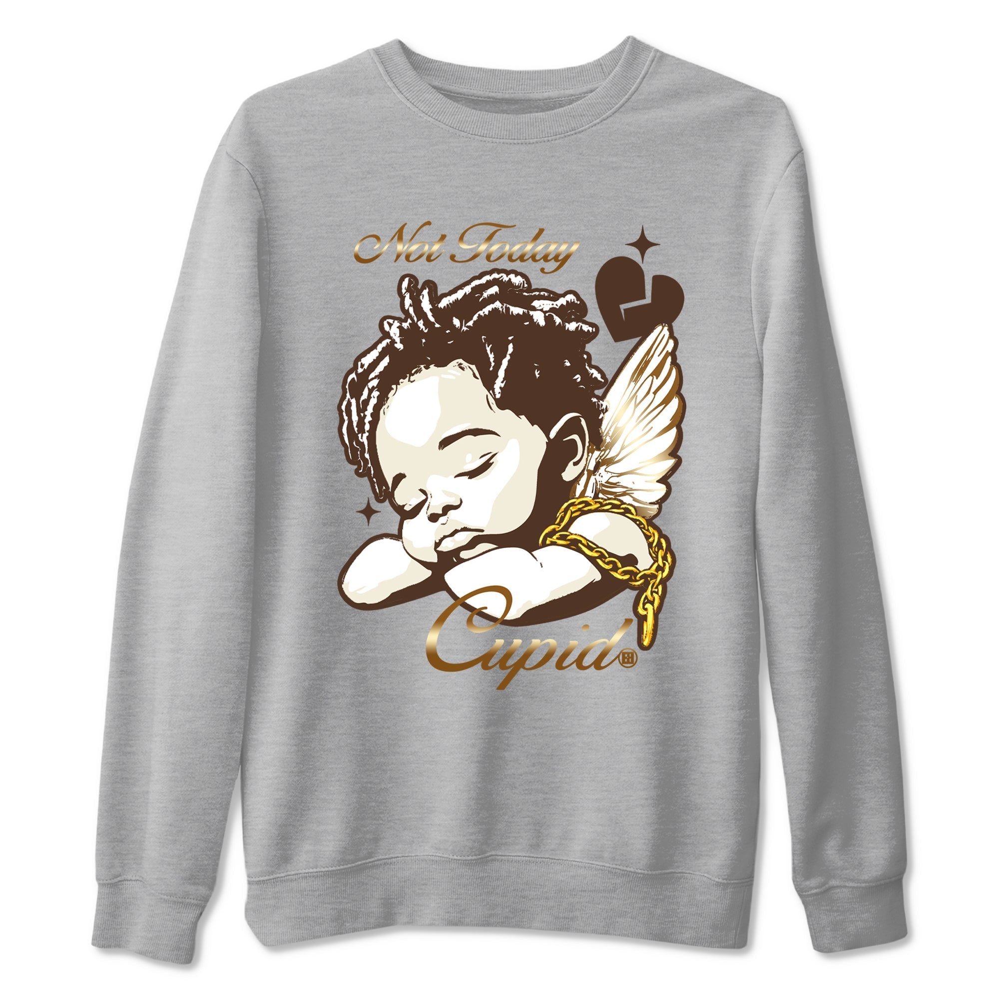 Not Today Cupid snkmatch Tees - Air Jordan 5 Golden Ticket