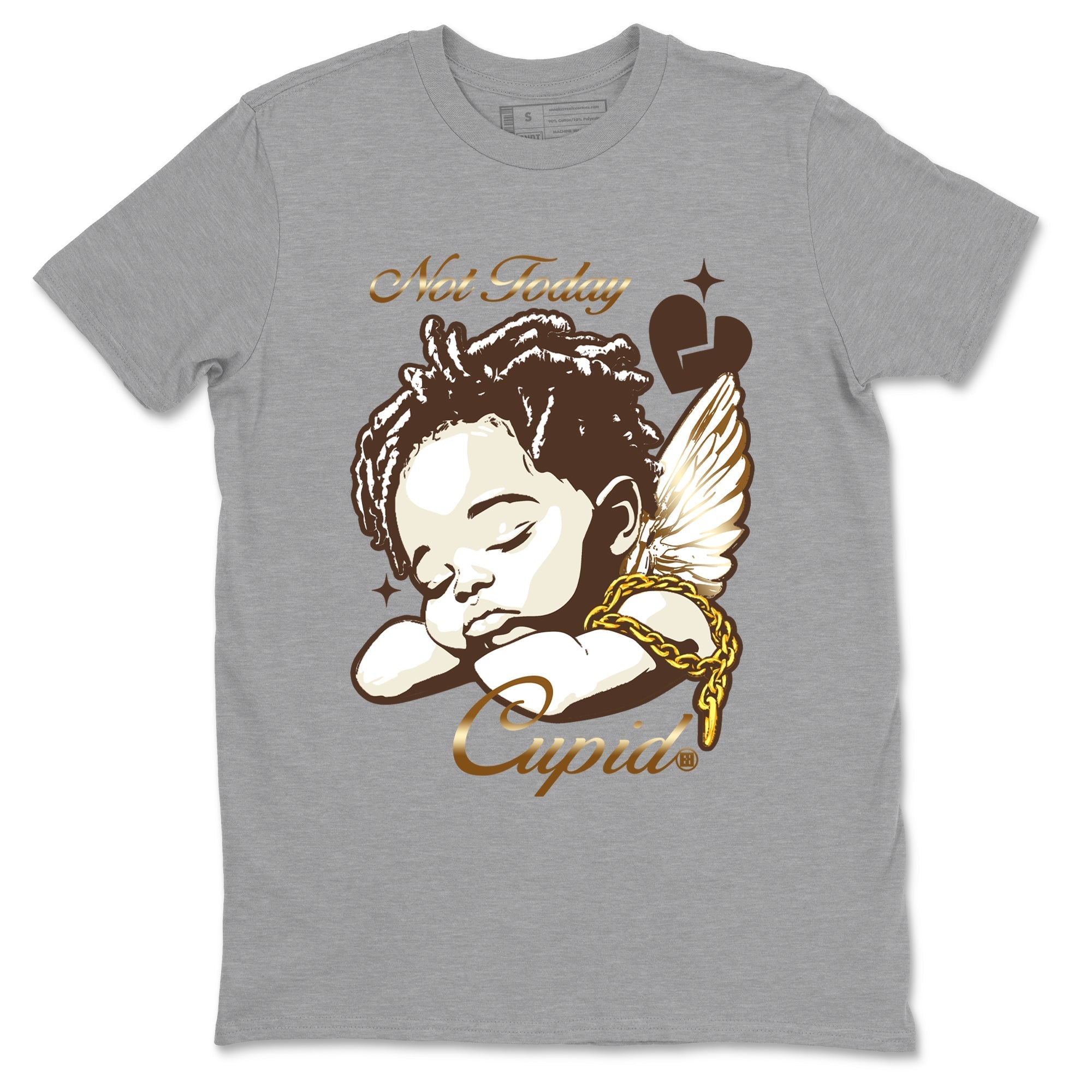 Not Today Cupid snkmatch Tees - Air Jordan 5 Golden Ticket