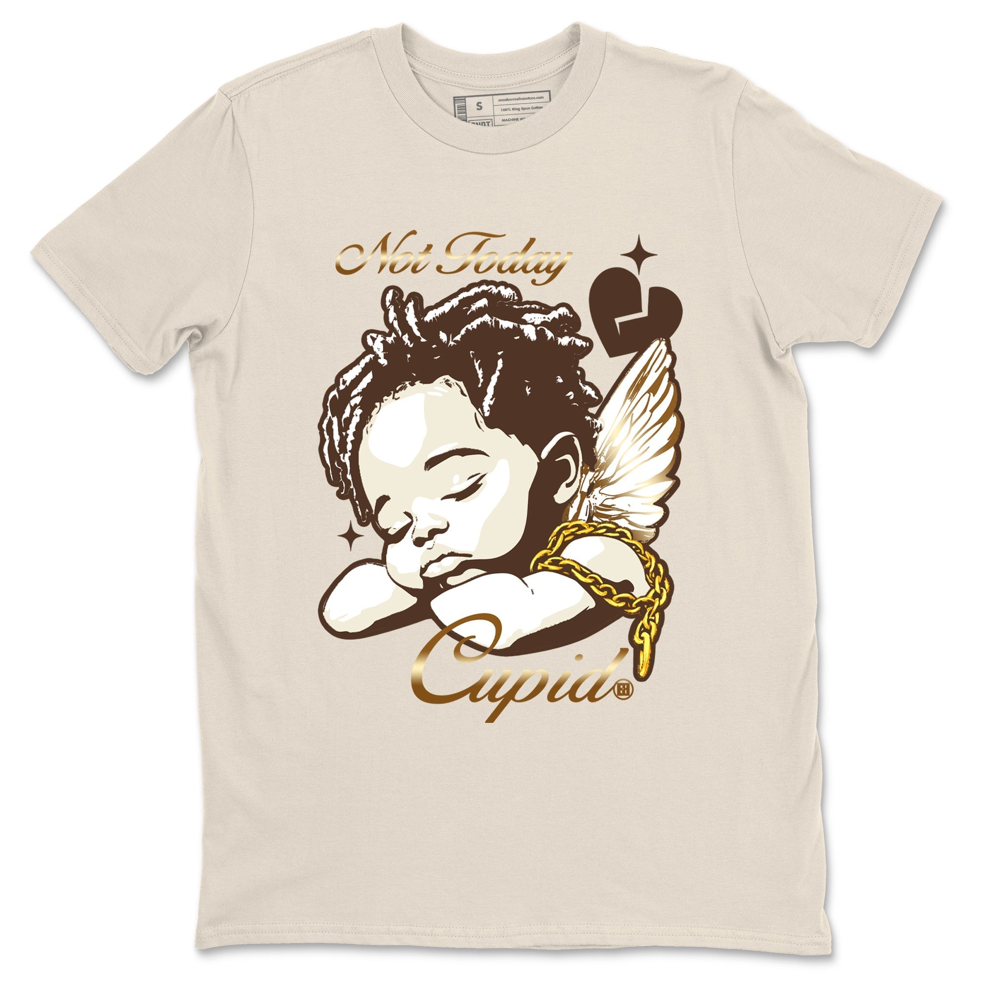 Not Today Cupid snkmatch Tees - Air Jordan 5 Golden Ticket