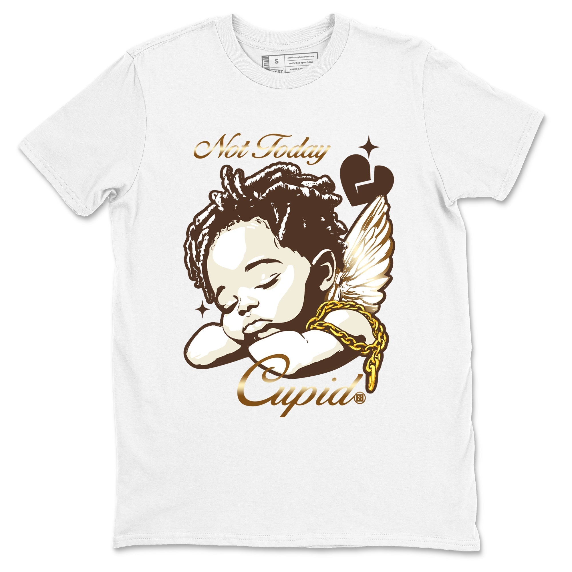 Not Today Cupid snkmatch Tees - Air Jordan 5 Golden Ticket