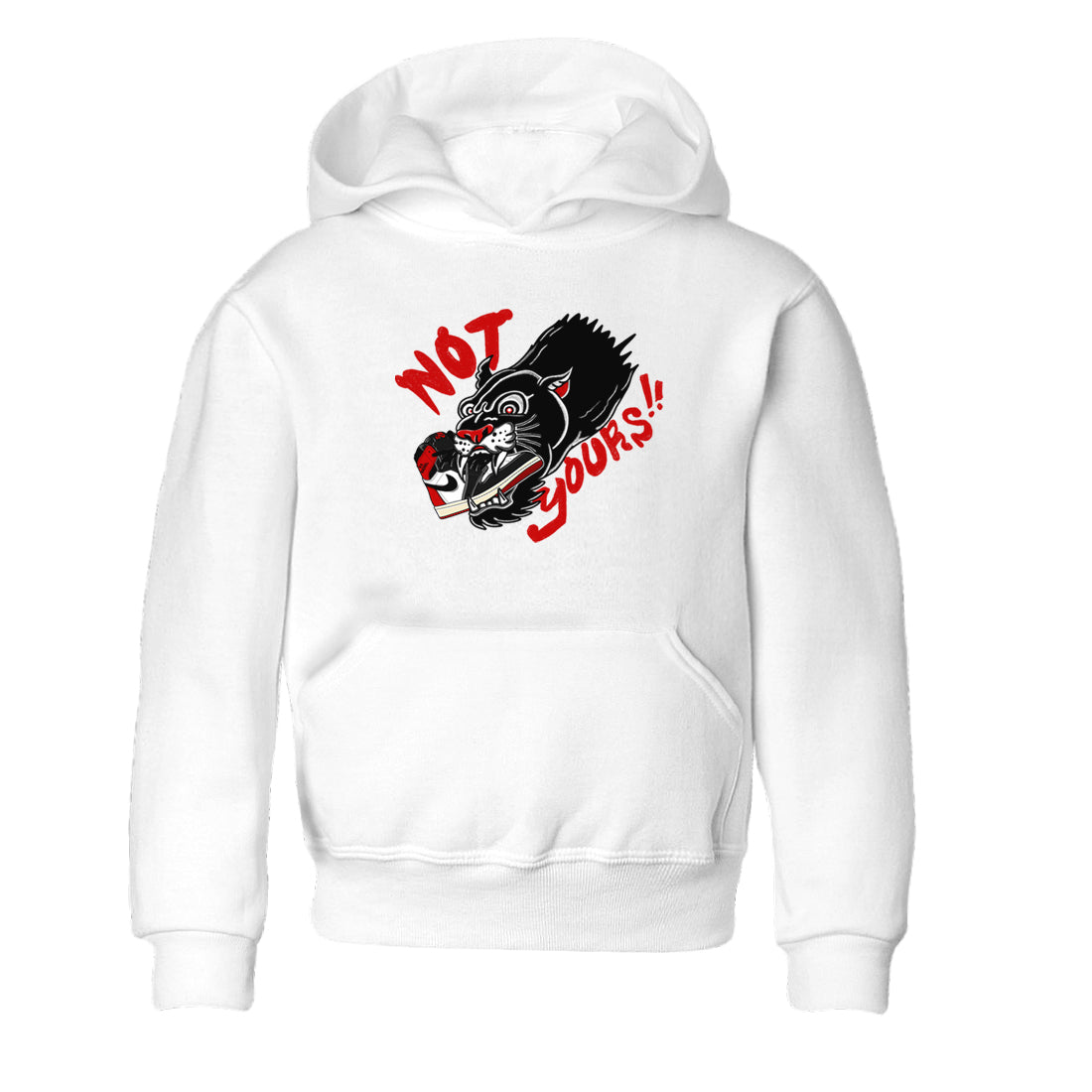 Not Yours snkmatch Tees Kids - Air Jordan 1 Black Toe Reimagined