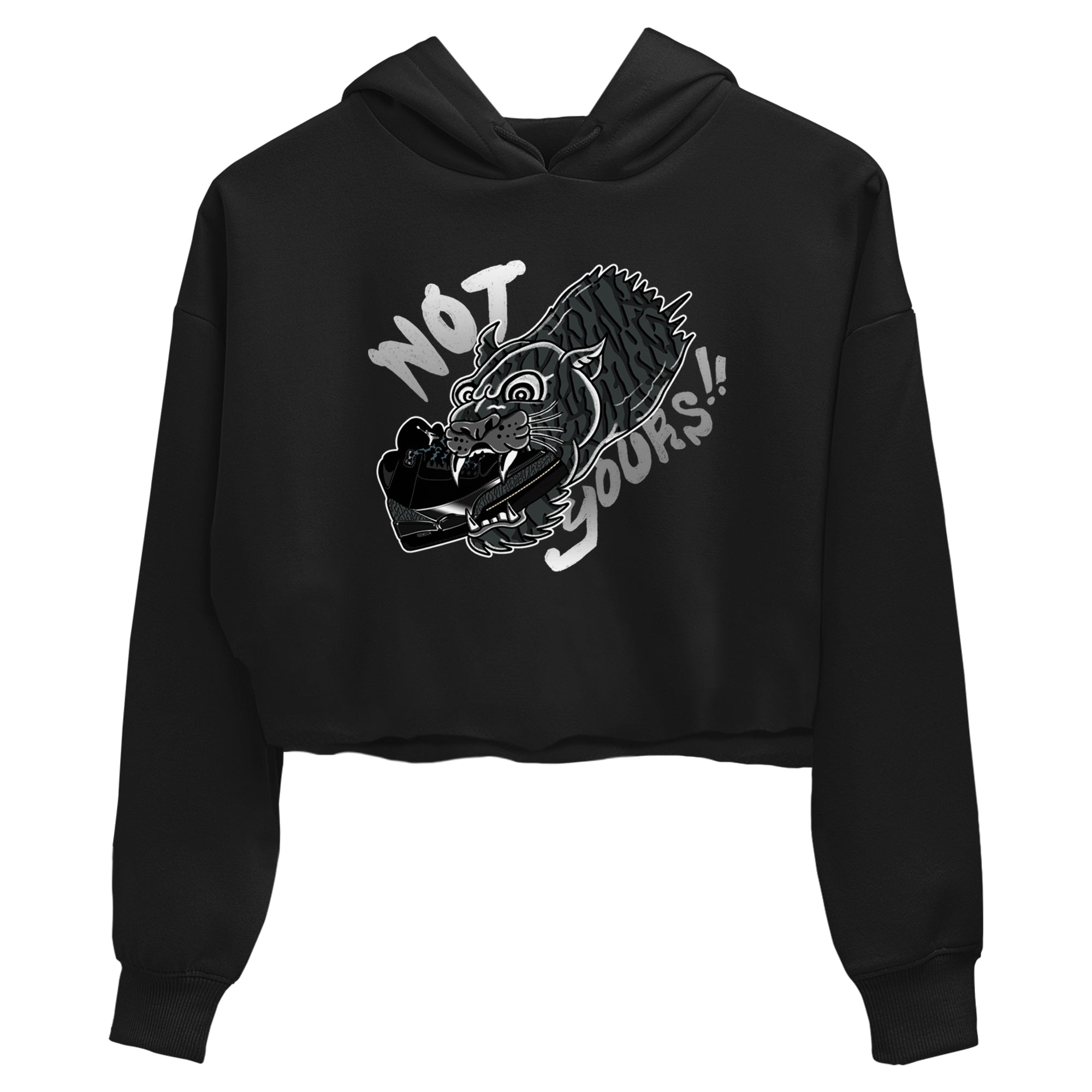 Not Yours snkmatch Women's Top - Air Jordan 3 Black Cat