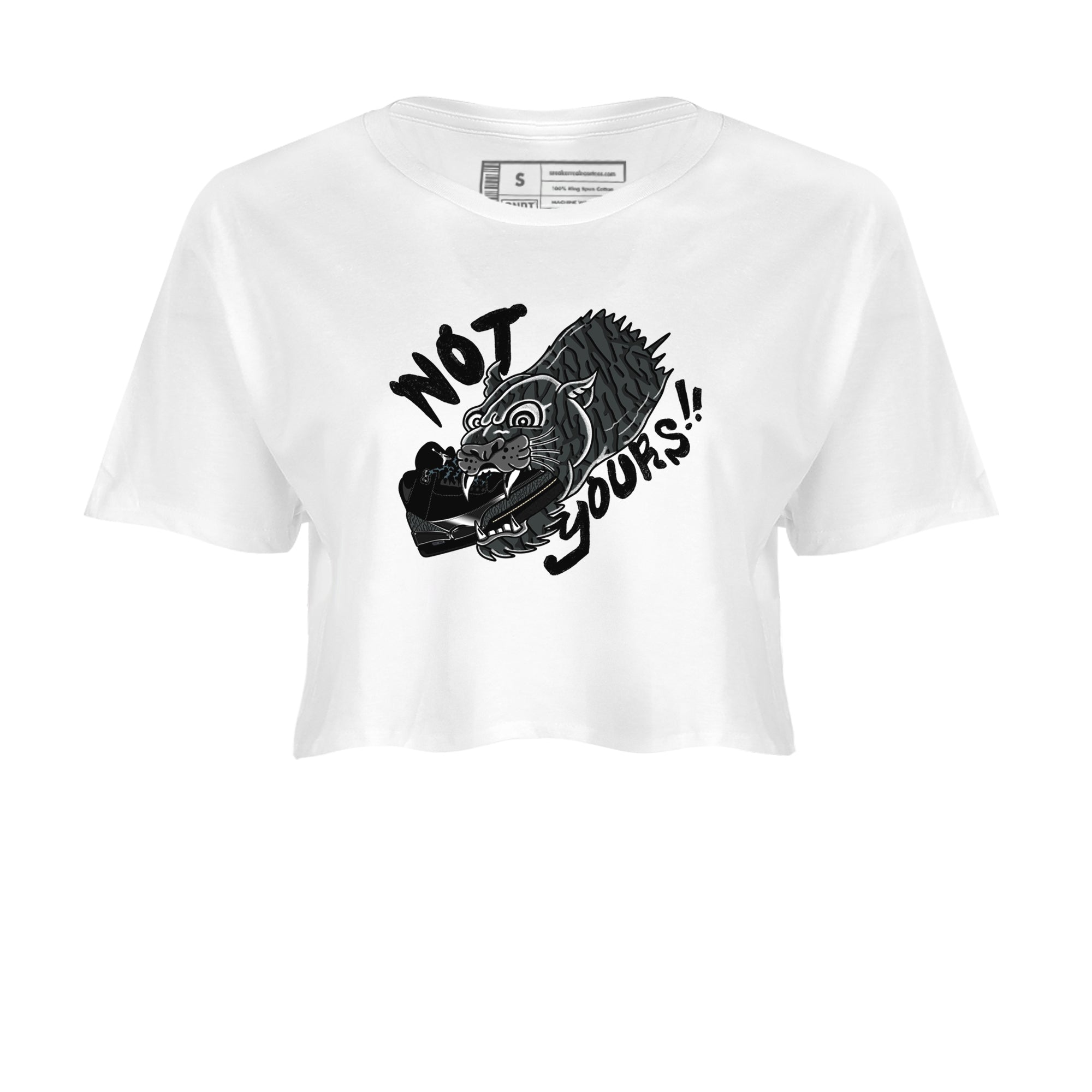 Not Yours snkmatch Women's Top - Air Jordan 3 Black Cat