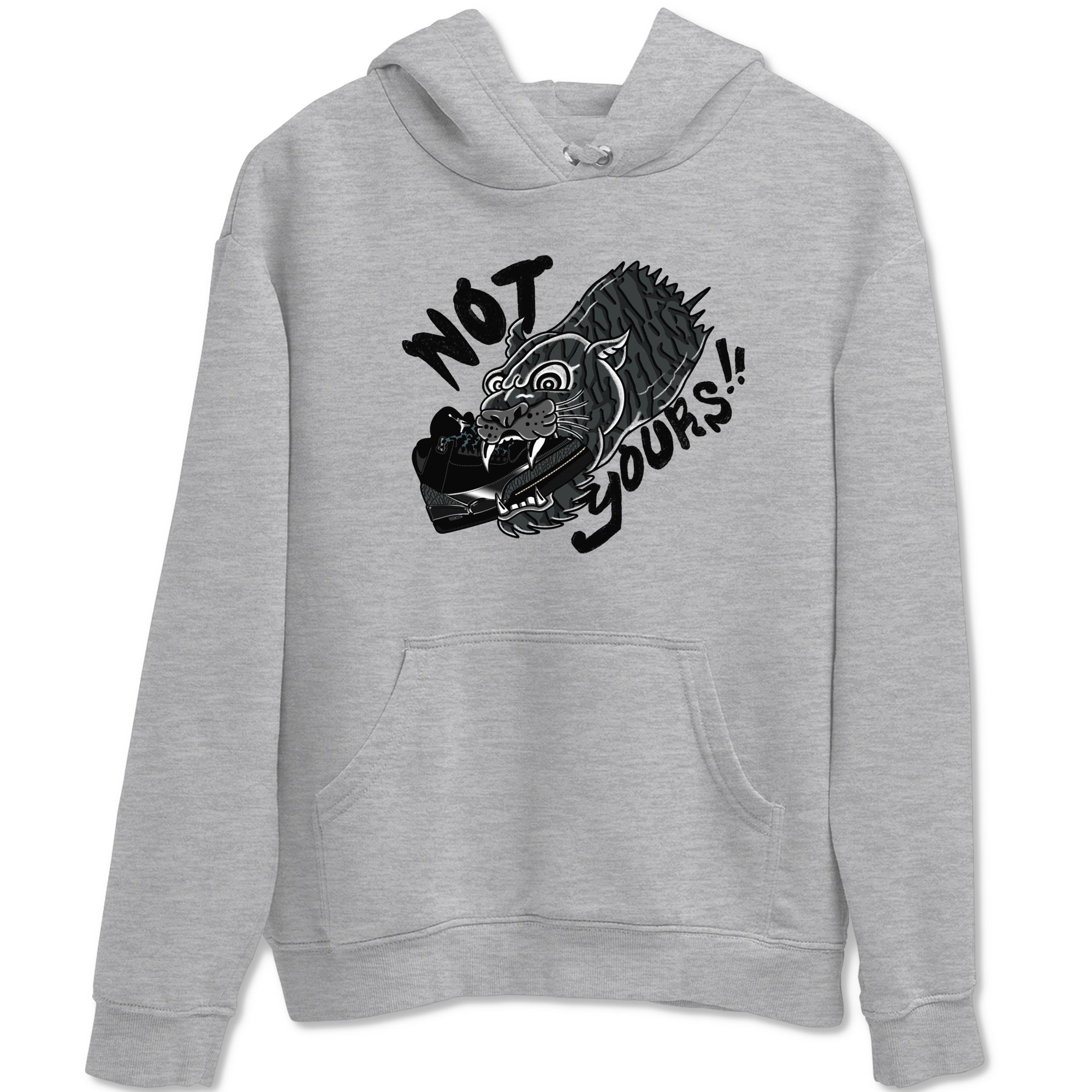 Not Yours snkmatch Tees - Air Jordan 3 Black Cat