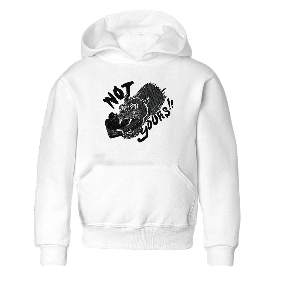 Not Yours snkmatch Tees Kids - Air Jordan 3 Black Cat