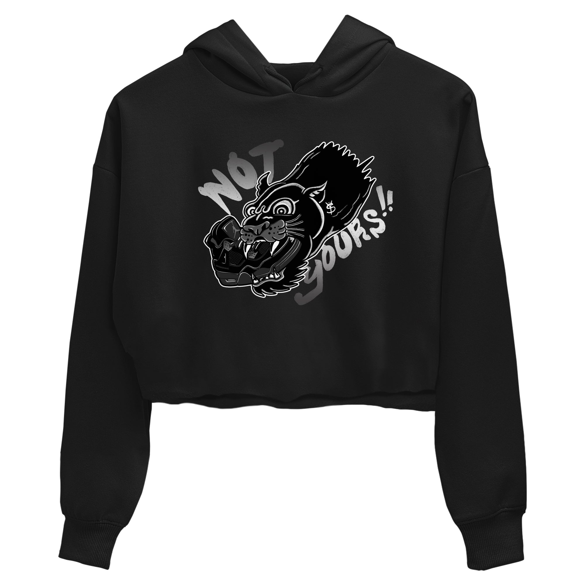Not Yours snkmatch Women's Top - Air Jordan 4 Black Cat