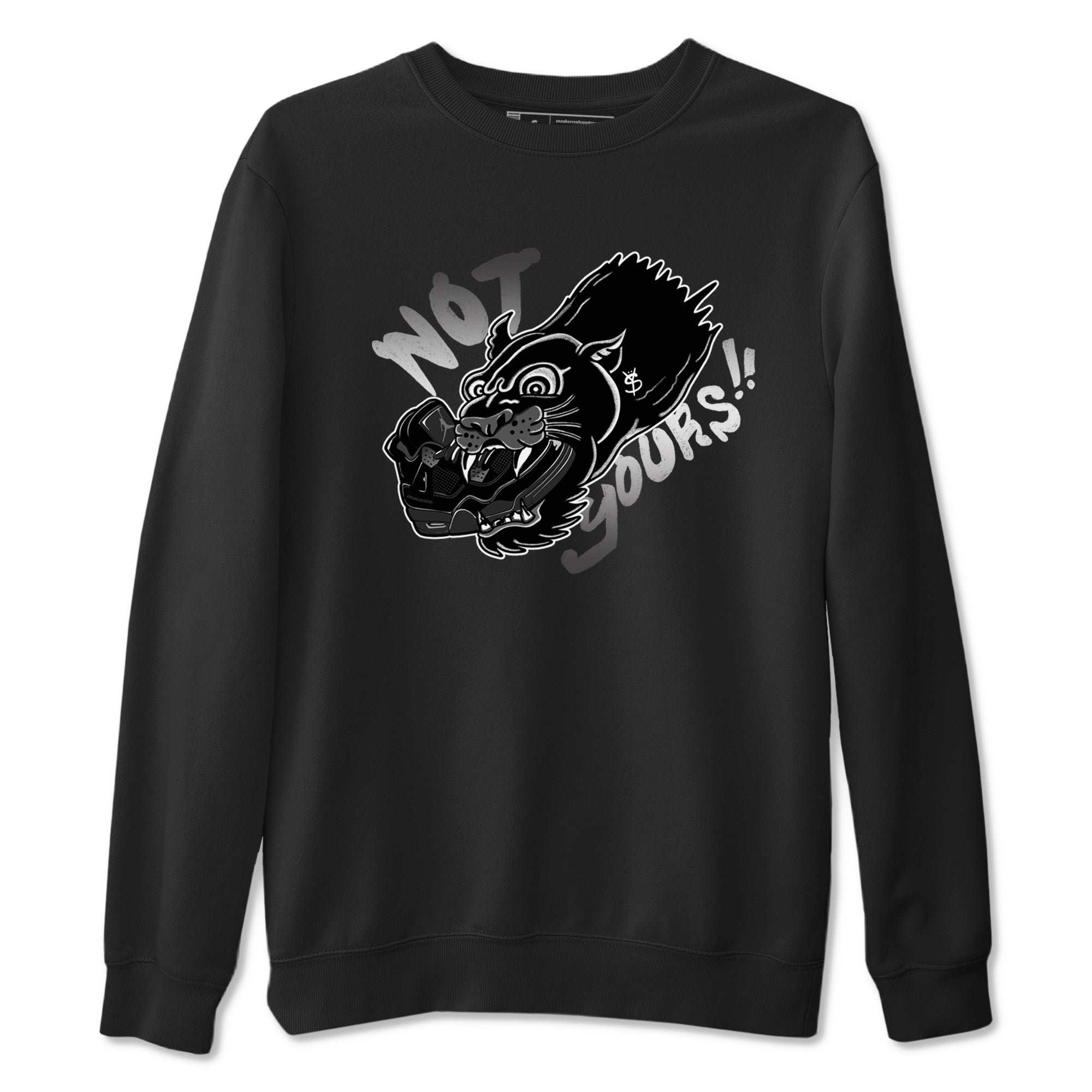Not Yours snkmatch Tees - Air Jordan 4 Black Cat