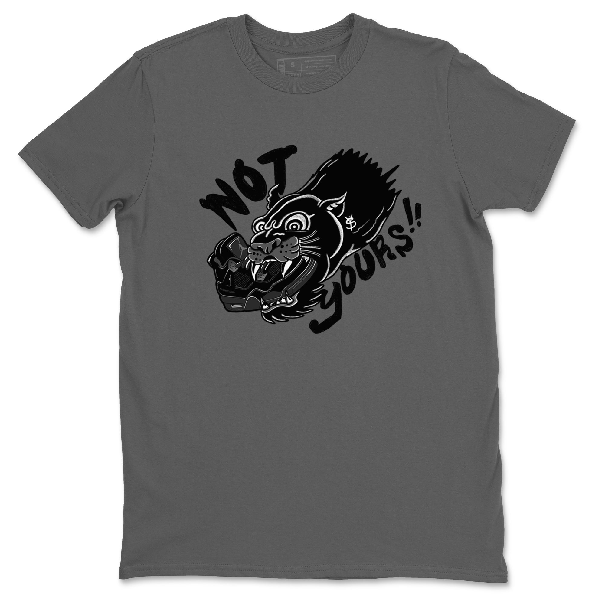 Not Yours snkmatch Tees - Air Jordan 4 Black Cat
