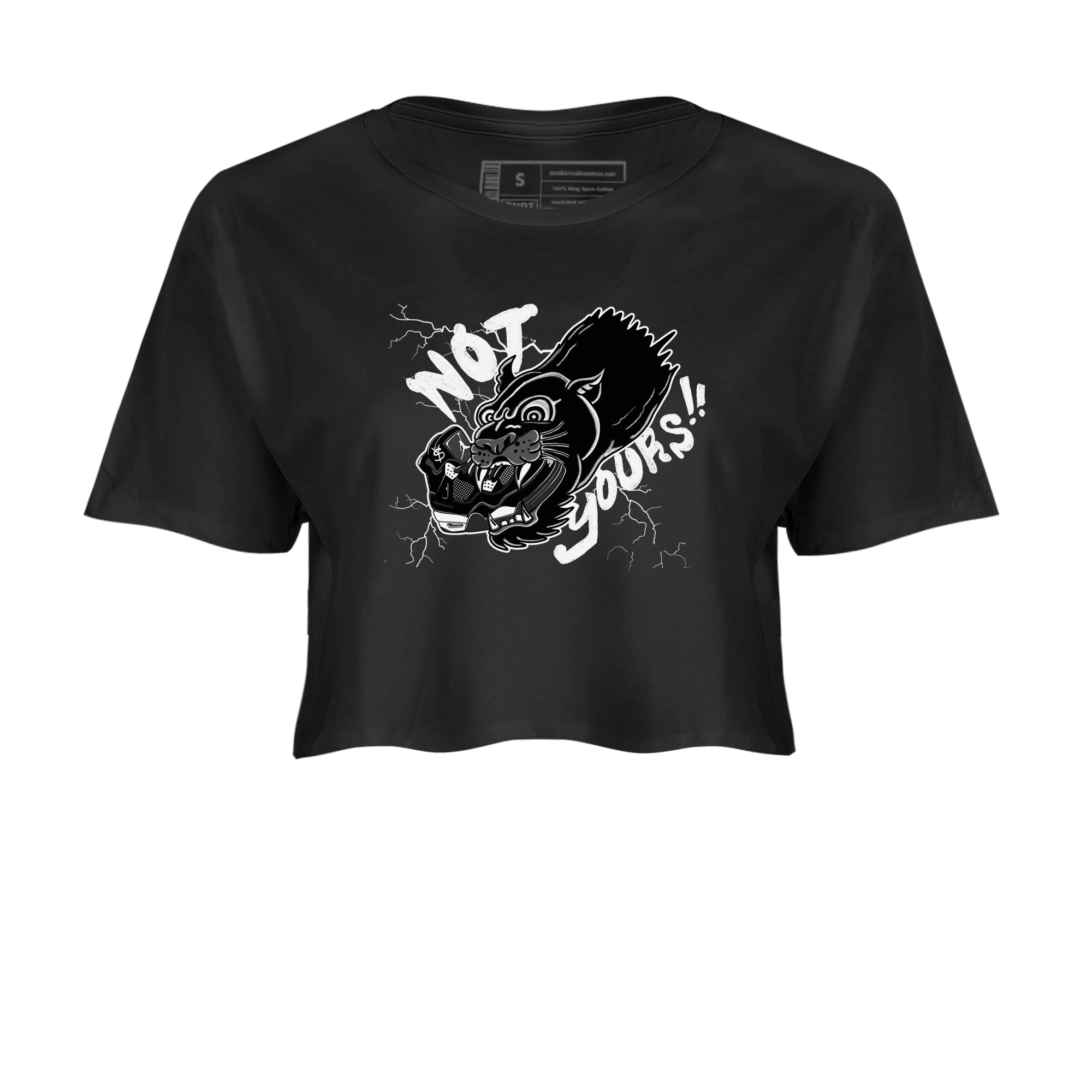 Not Yours snkmatch Women's Top - Air Jordan 4 White Thunder