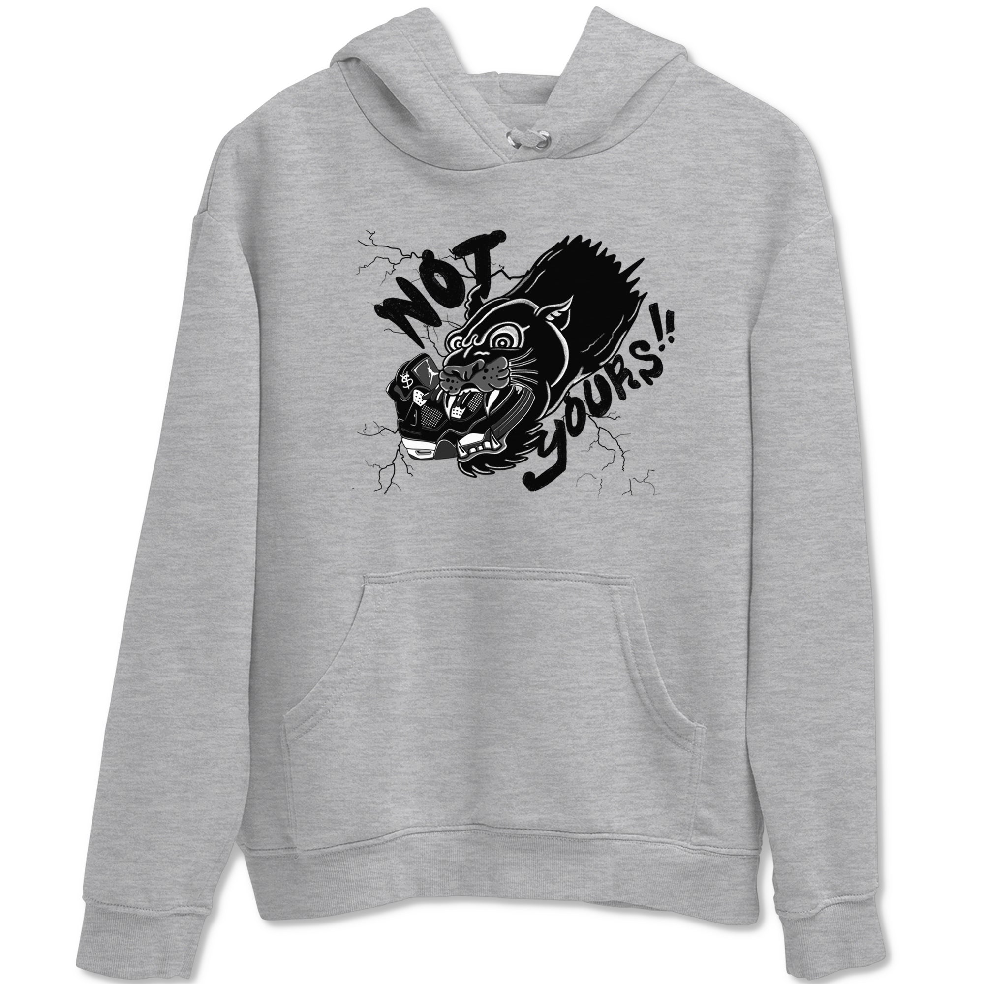 Not Yours snkmatch Tees - Air Jordan 4 White Thunder