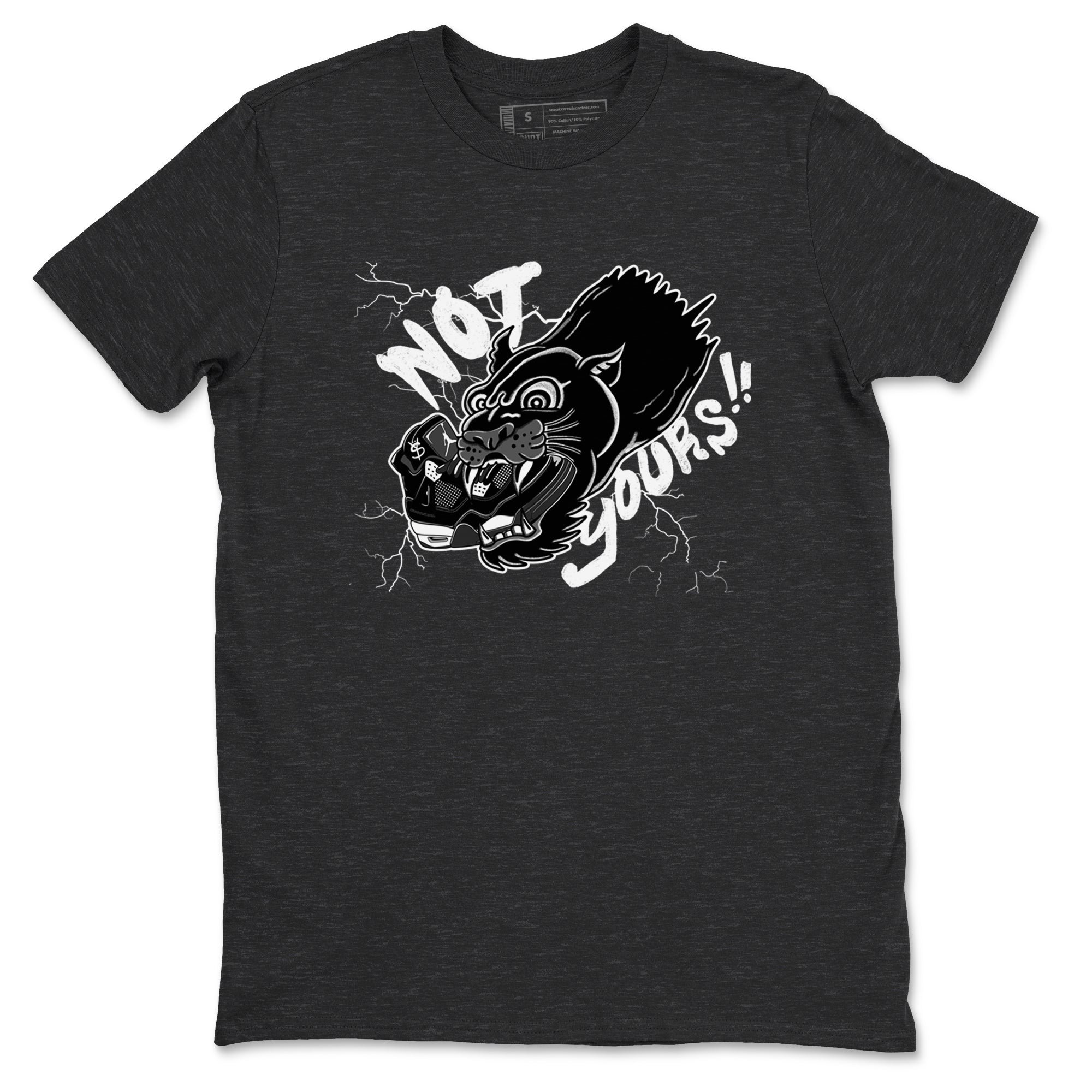 Not Yours snkmatch Tees - Air Jordan 4 White Thunder