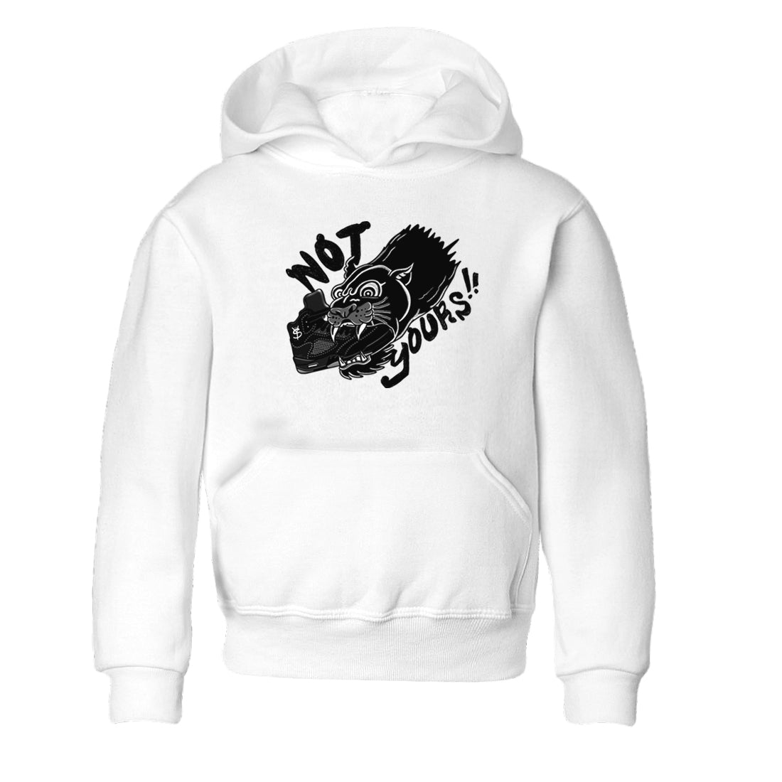Not Yours snkmatch Tees Kids - Air Jordan 5 Black Cat