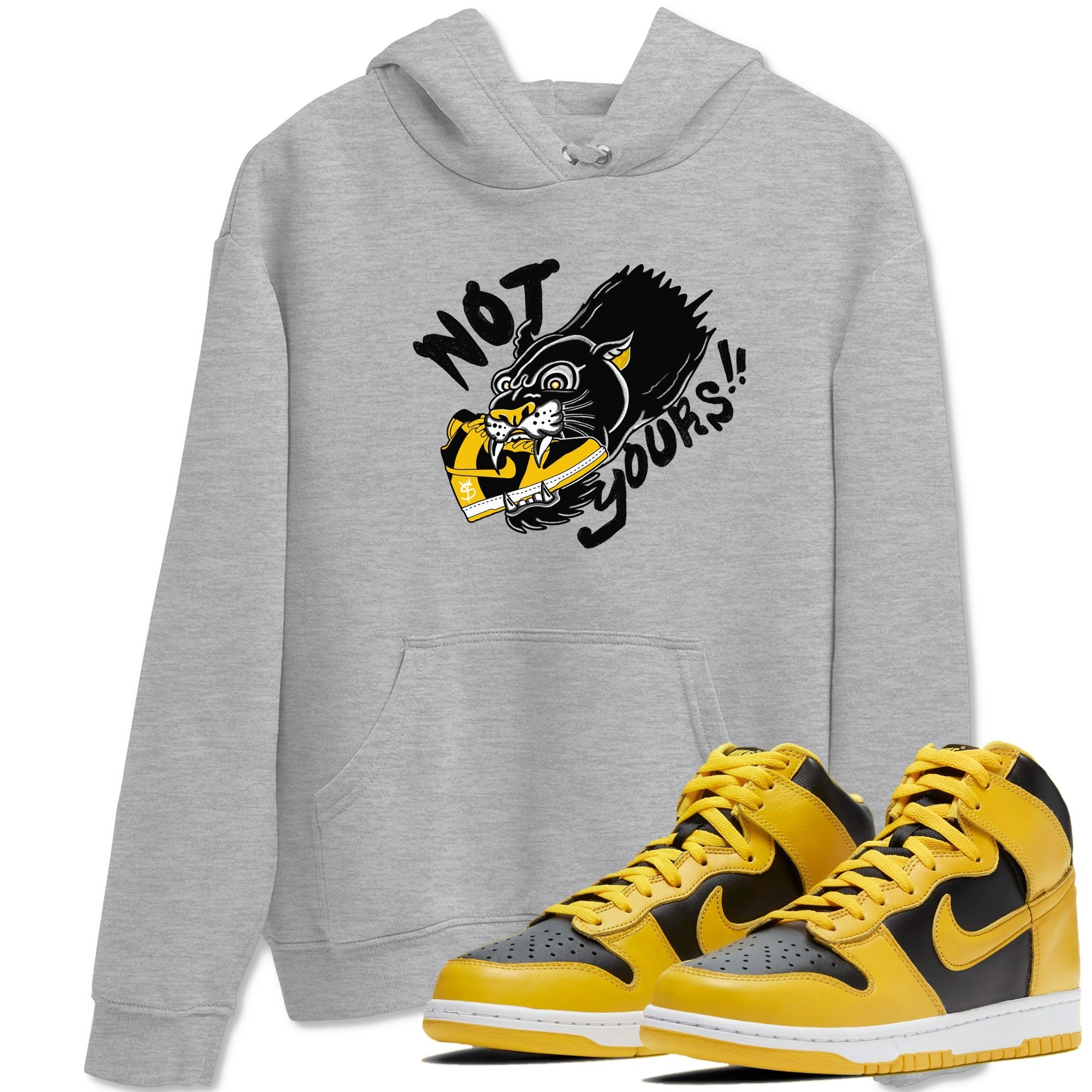 Not Yours snkmatch Tees - Dunk High Pollen