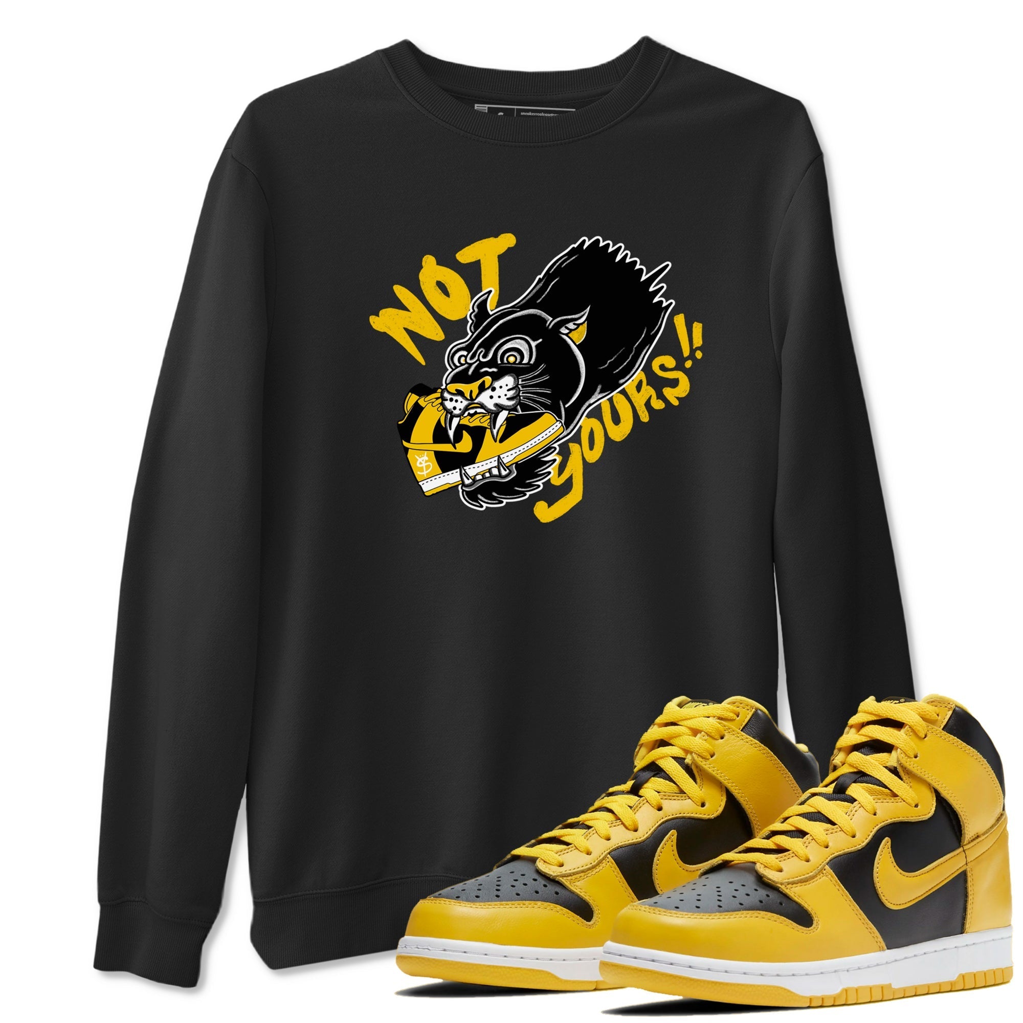 Not Yours snkmatch Tees - Dunk High Pollen