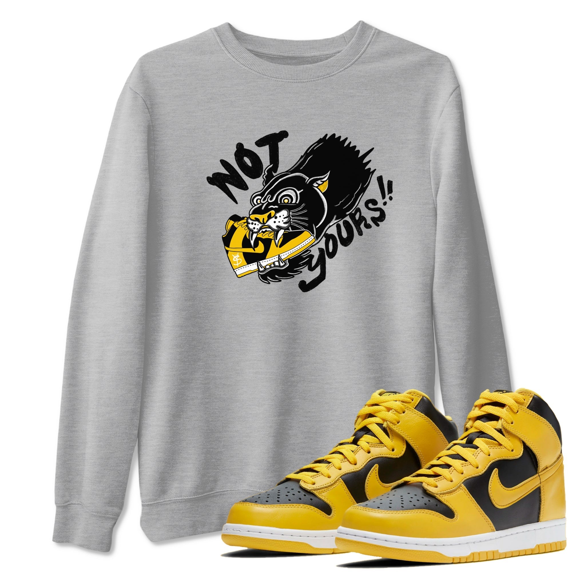 Not Yours snkmatch Tees - Dunk High Pollen