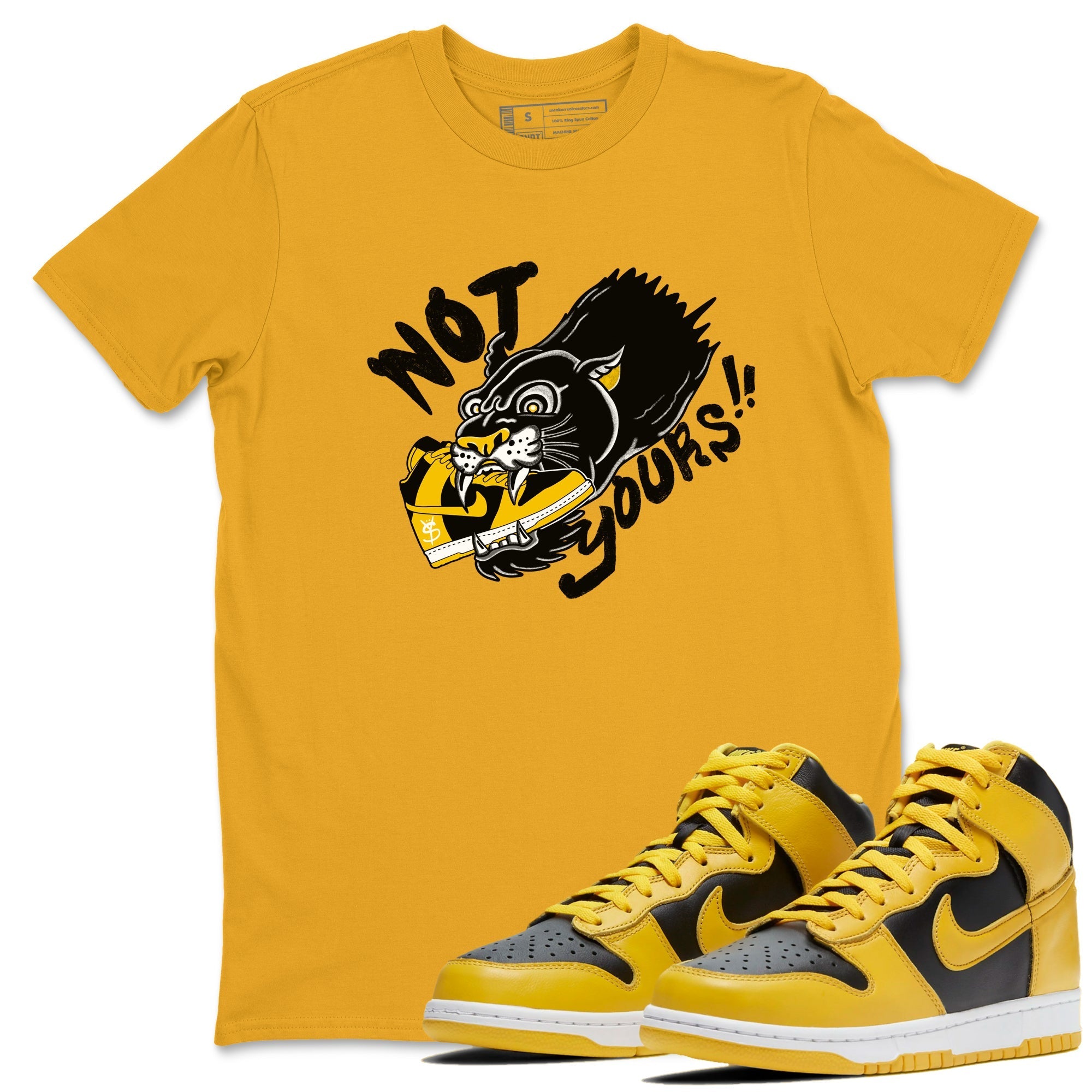 Not Yours snkmatch Tees - Dunk High Pollen