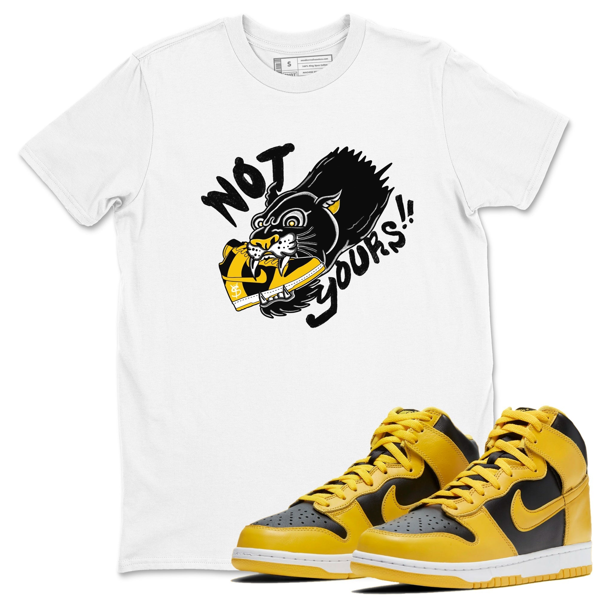Not Yours snkmatch Tees - Dunk High Pollen