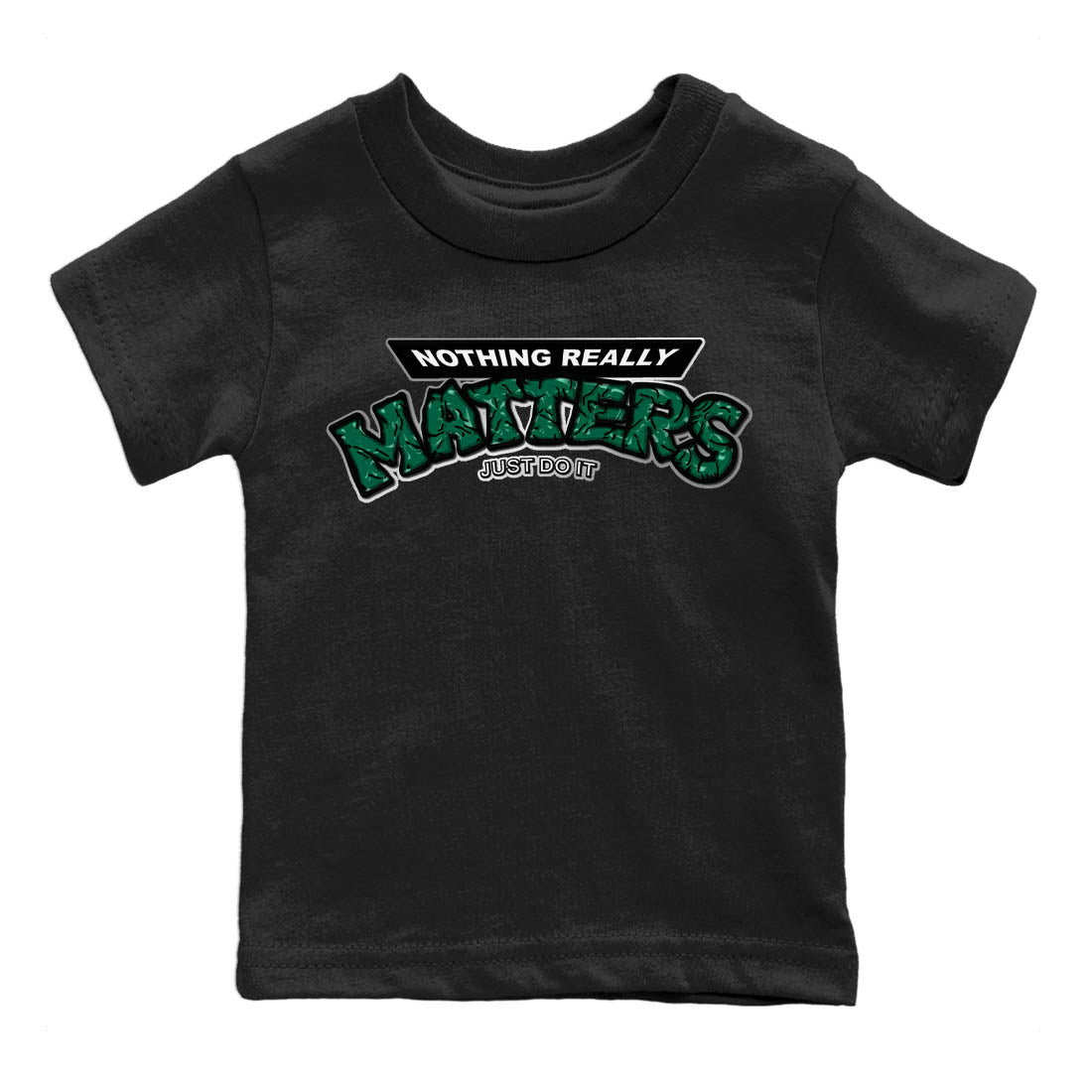 Nothing Matters Kids Tops - Air Jordan 1 Gorge Green