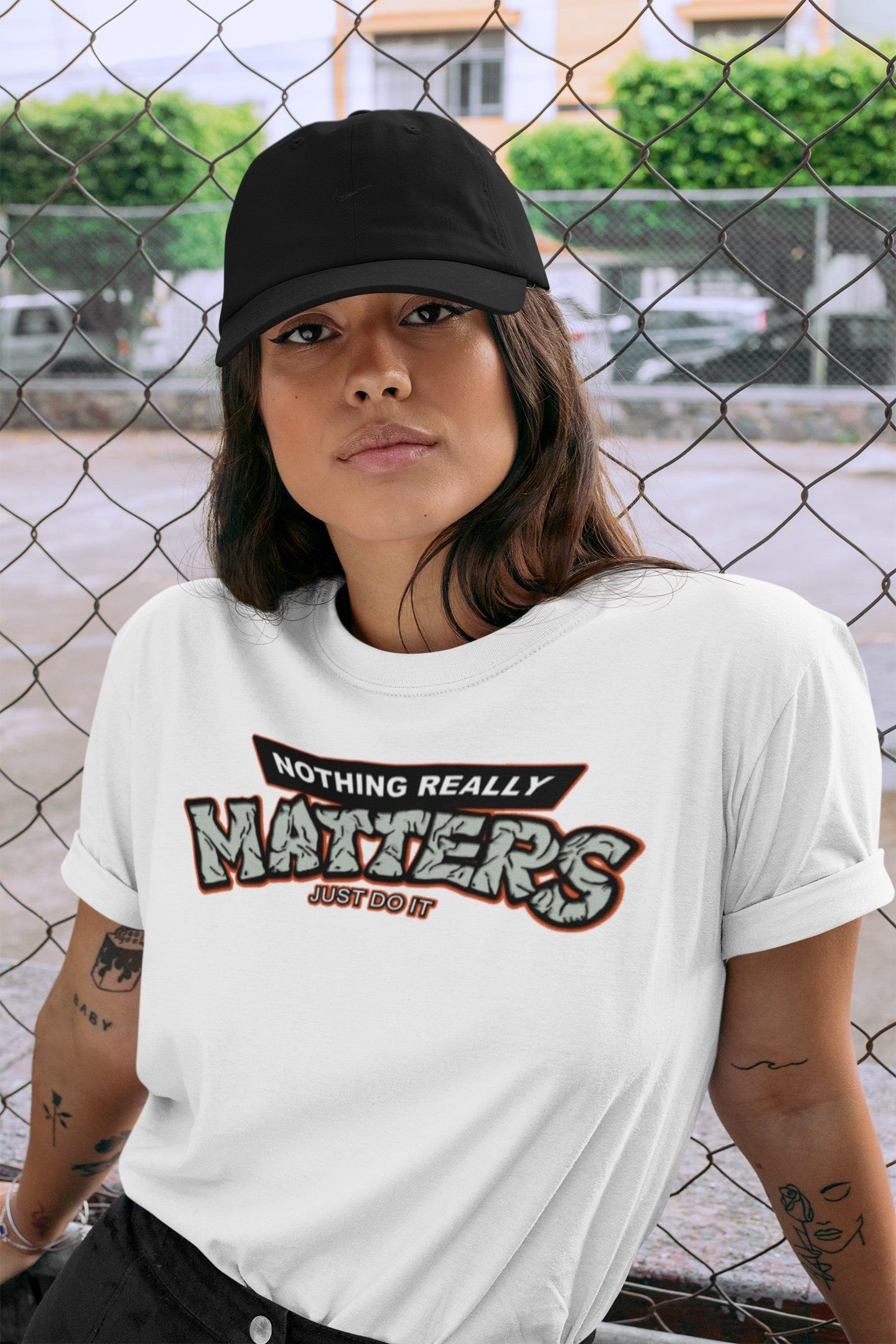Nothing Matters Unisex Tops - Air Jordan 1 Seafoam