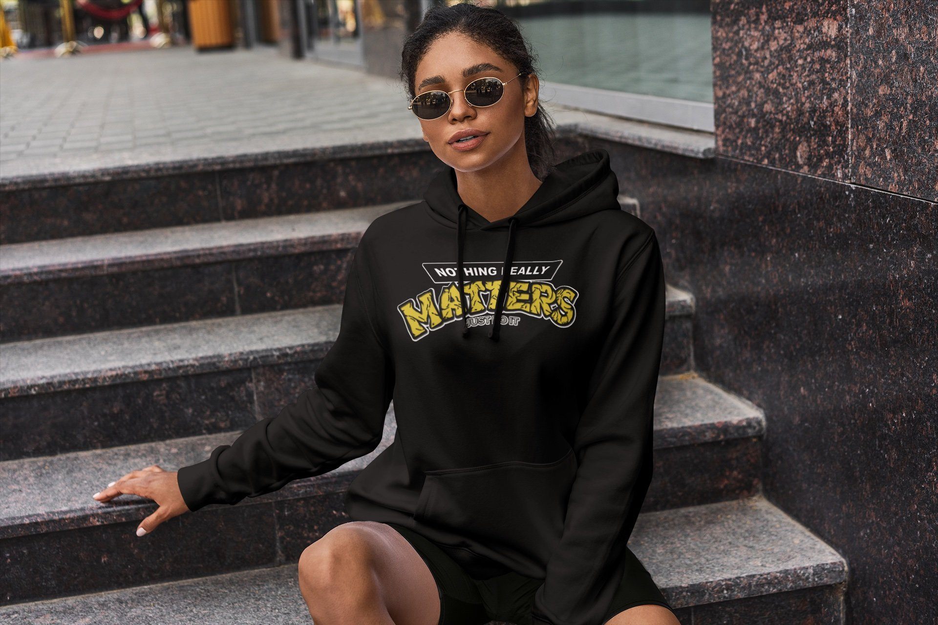 Nothing Matters Unisex Tops - Air Jordan 4 Lightning