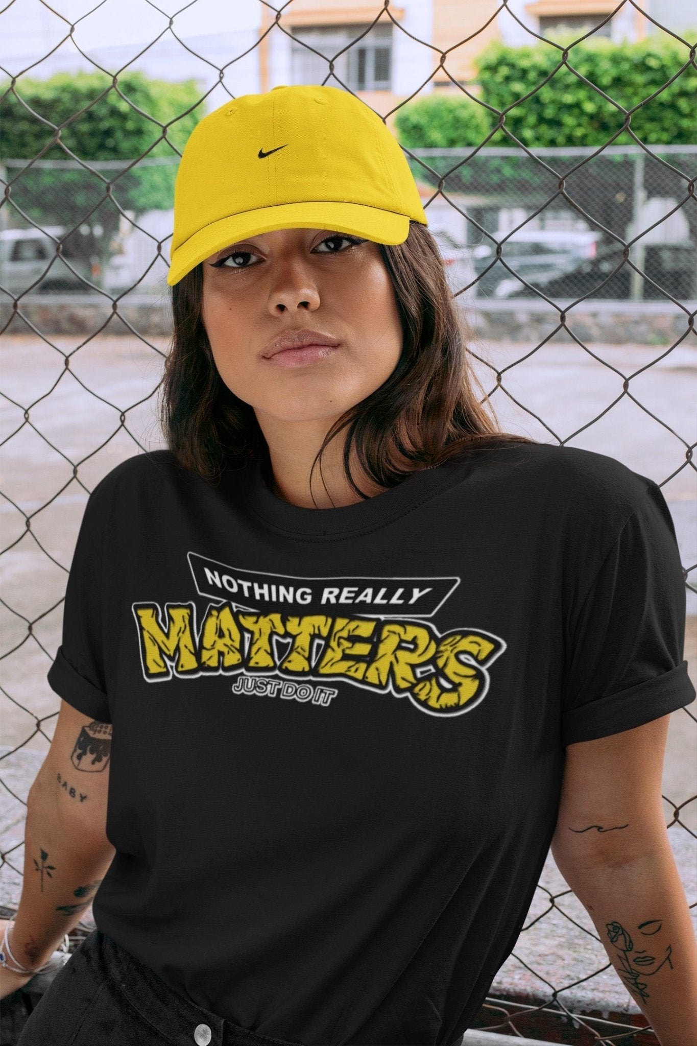 Nothing Matters Unisex Tops - Air Jordan 4 Lightning