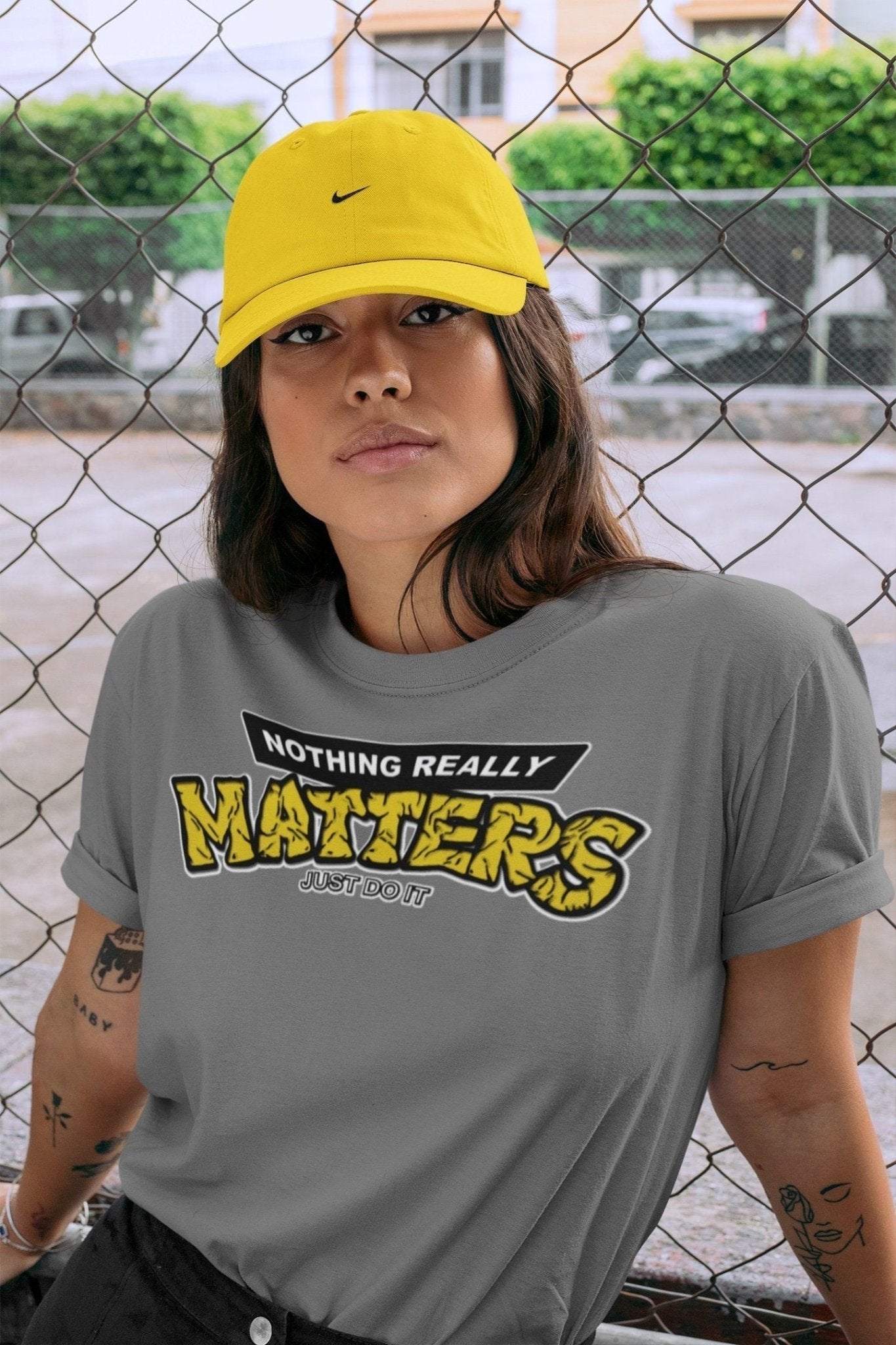 Nothing Matters Unisex Tops - Air Jordan 4 Lightning