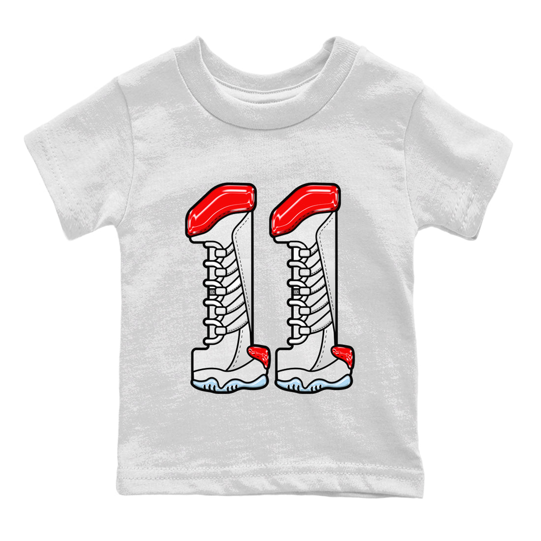 Number 11 Kids Tops - Air Jordan 11 cherry