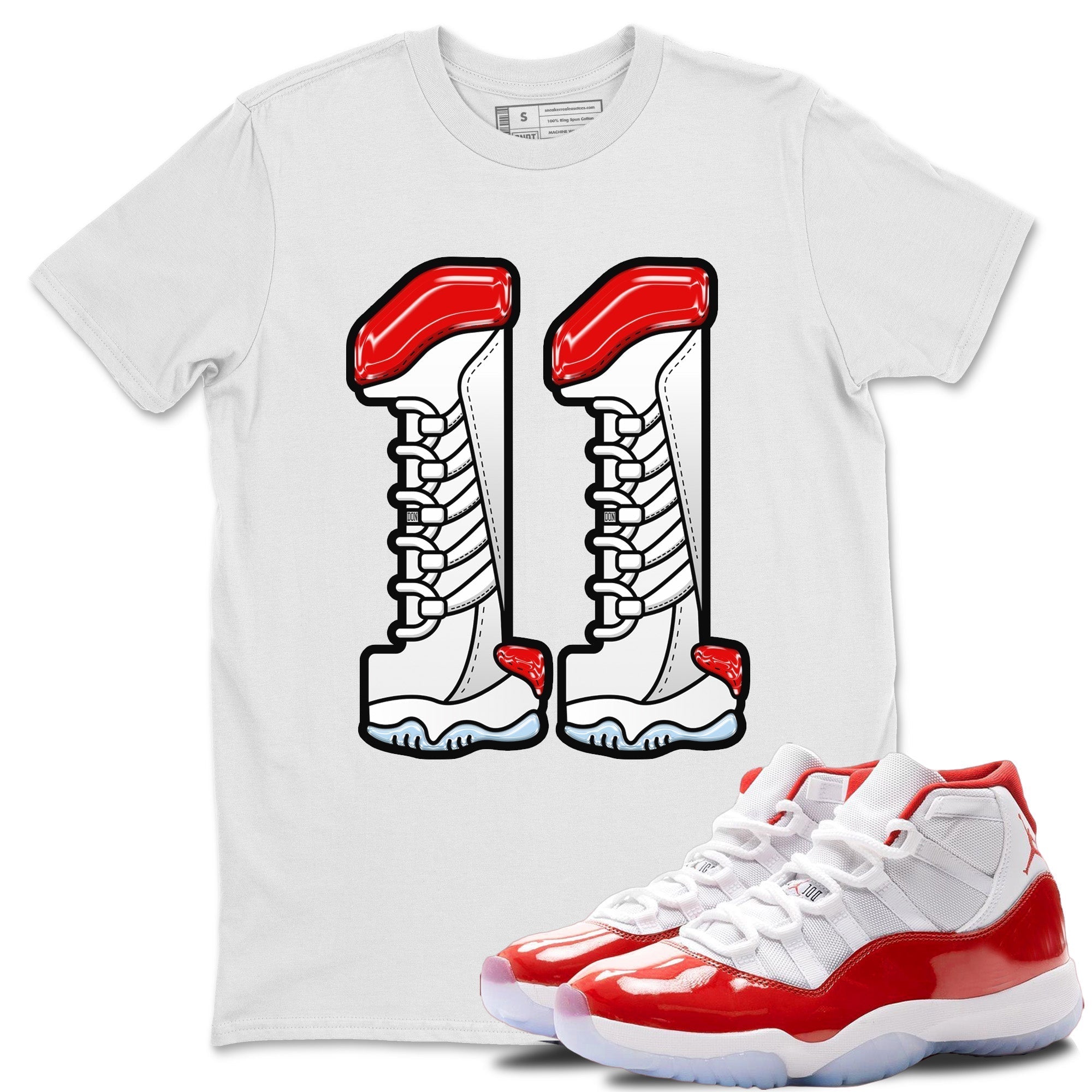 Number 11 Unisex Tops - Air Jordan 11 cherry