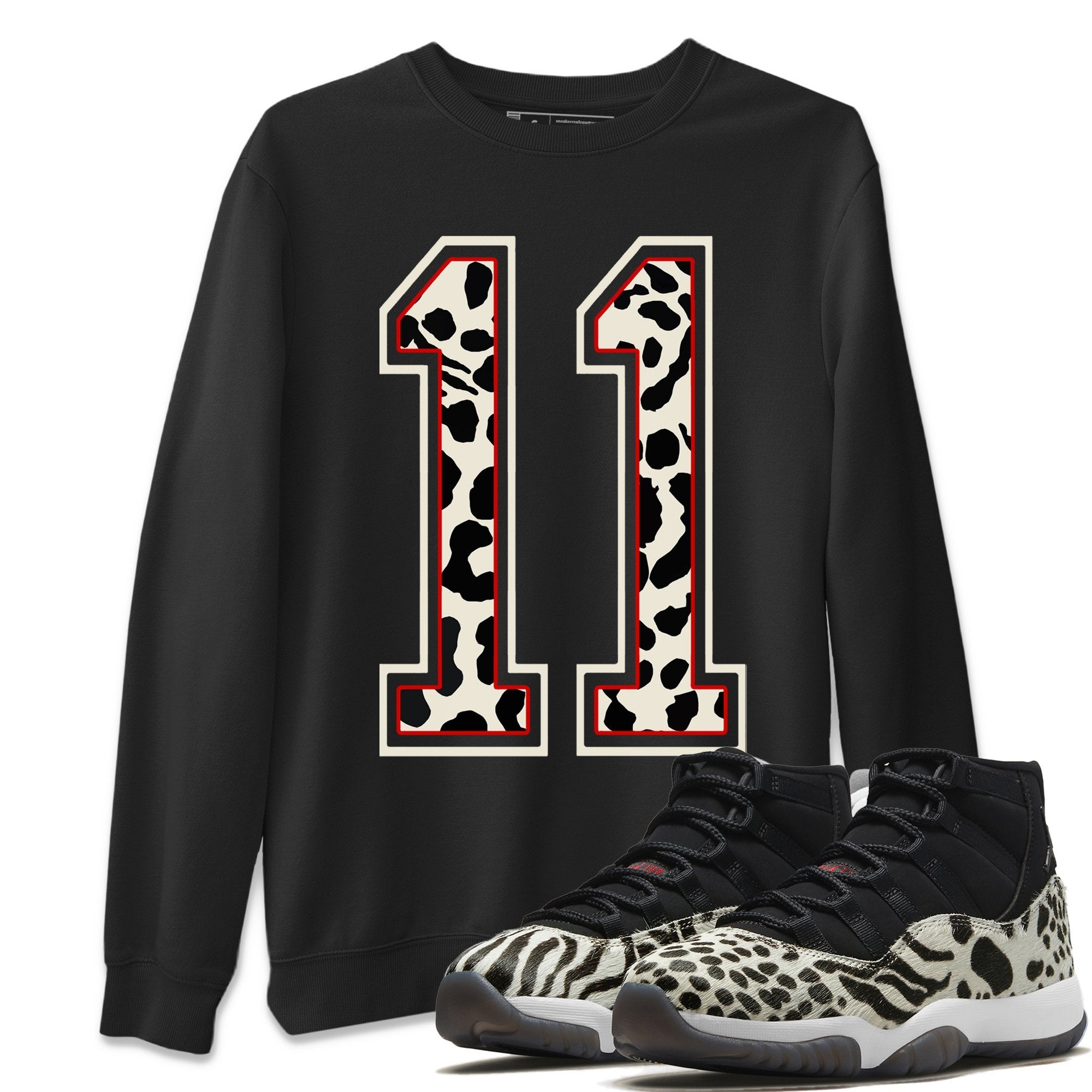 Texture 11 Unisex Tops - Air Jordan 11 Animal Instinct