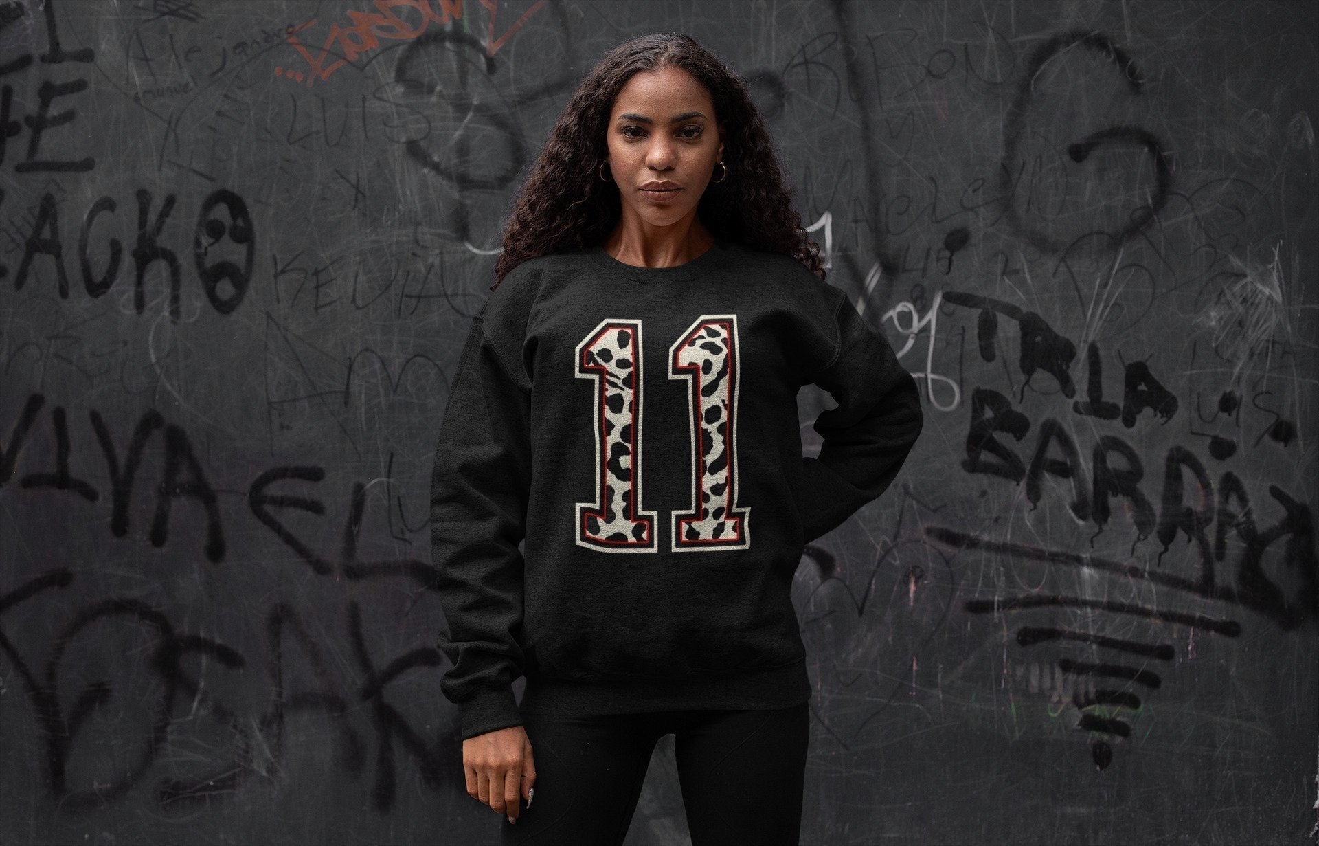 Texture 11 Unisex Tops - Air Jordan 11 Animal Instinct