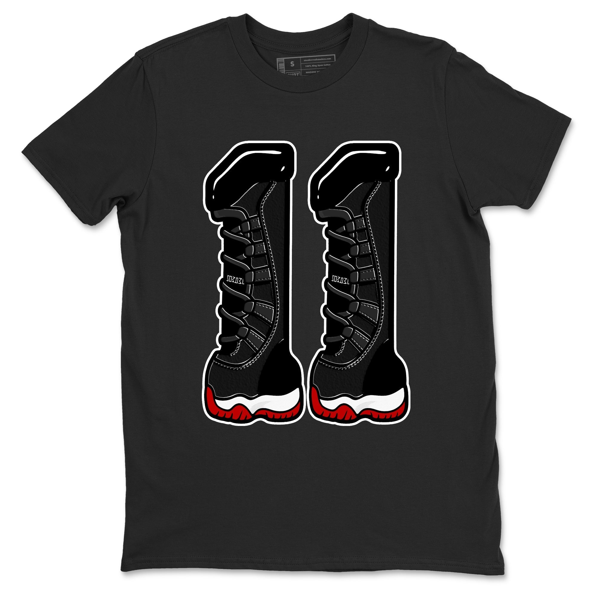 Number 11 snkmatch Tees - Air Jordan 11 Bred