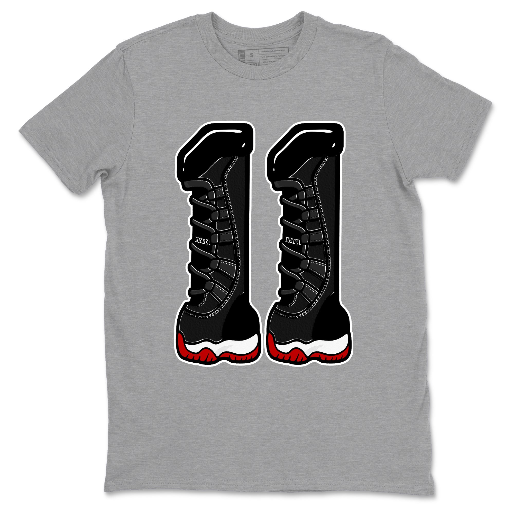 Number 11 snkmatch Tees - Air Jordan 11 Bred