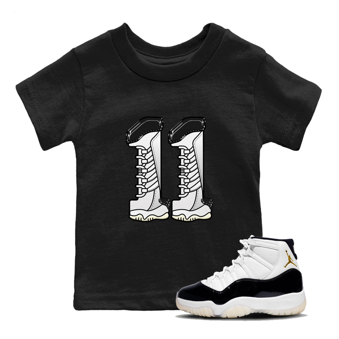 Number 11 snkmatch Tee Kids - Air Jordan 11 Gratitude