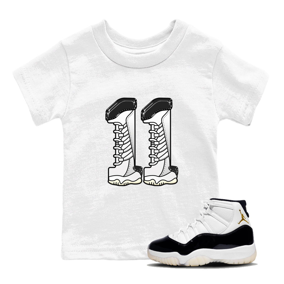 Number 11 snkmatch Tee Kids - Air Jordan 11 Gratitude