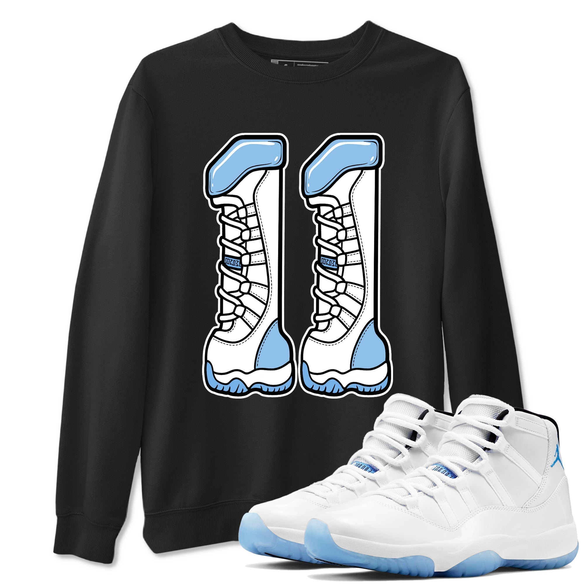 Number 11 snkmatch Tees - Air Jordan 11 Legend Blue