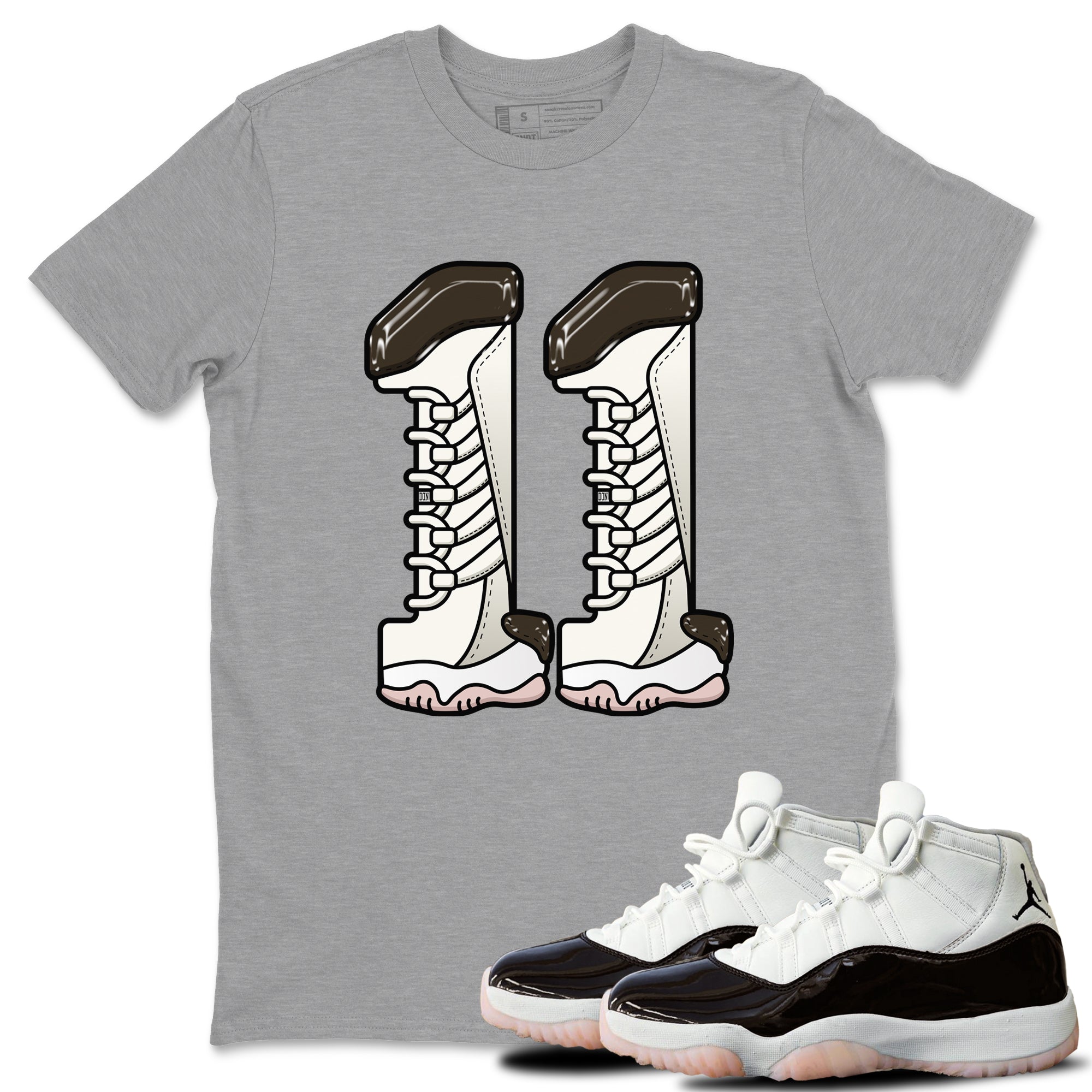 Number 11 snkmatch Tee - Air Jordan 11 Neapolitan
