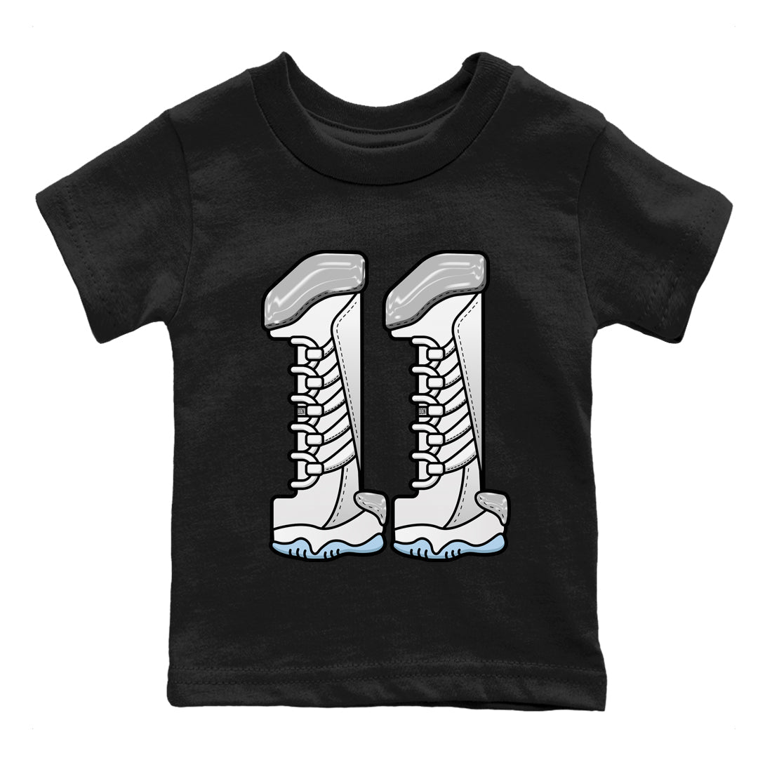 Number 11 Kids Tops - Air Jordan 11 White Cement