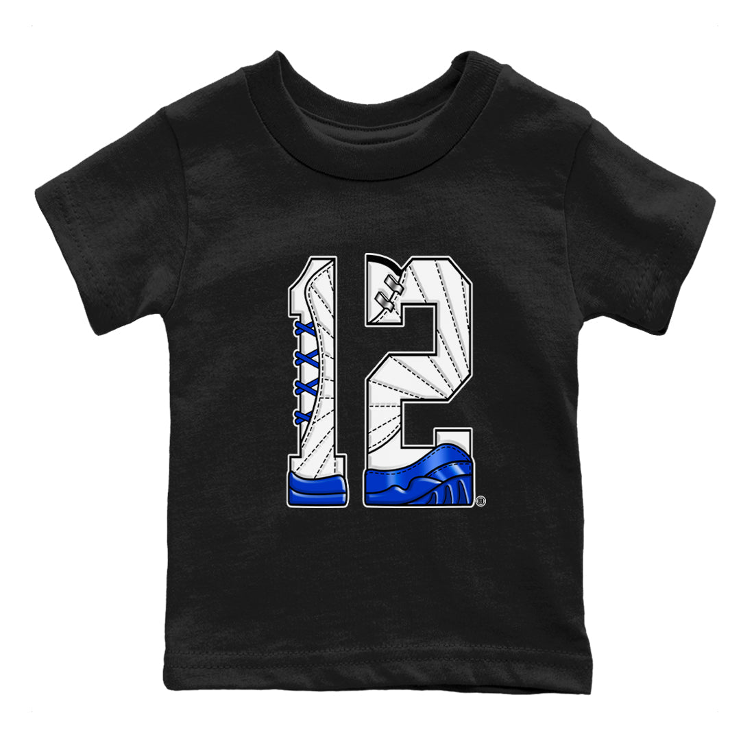 Number 12 snkmatch Tees Kids - Air Jordan 12 Blueberry