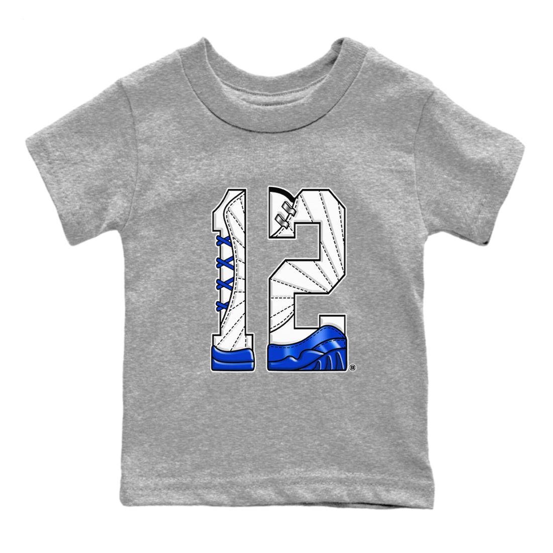 Number 12 snkmatch Tees Kids - Air Jordan 12 Blueberry