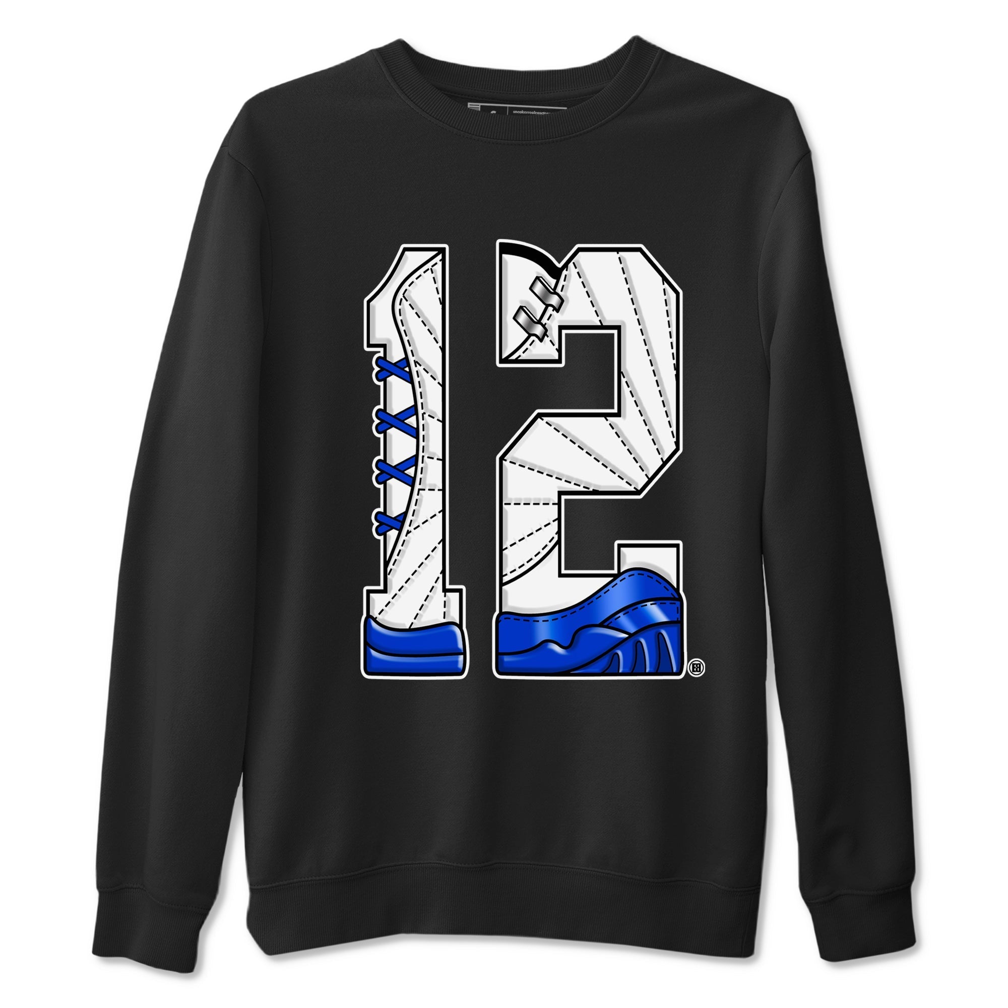 Number 12 snkmatch Tees - Air Jordan 12 Blueberry