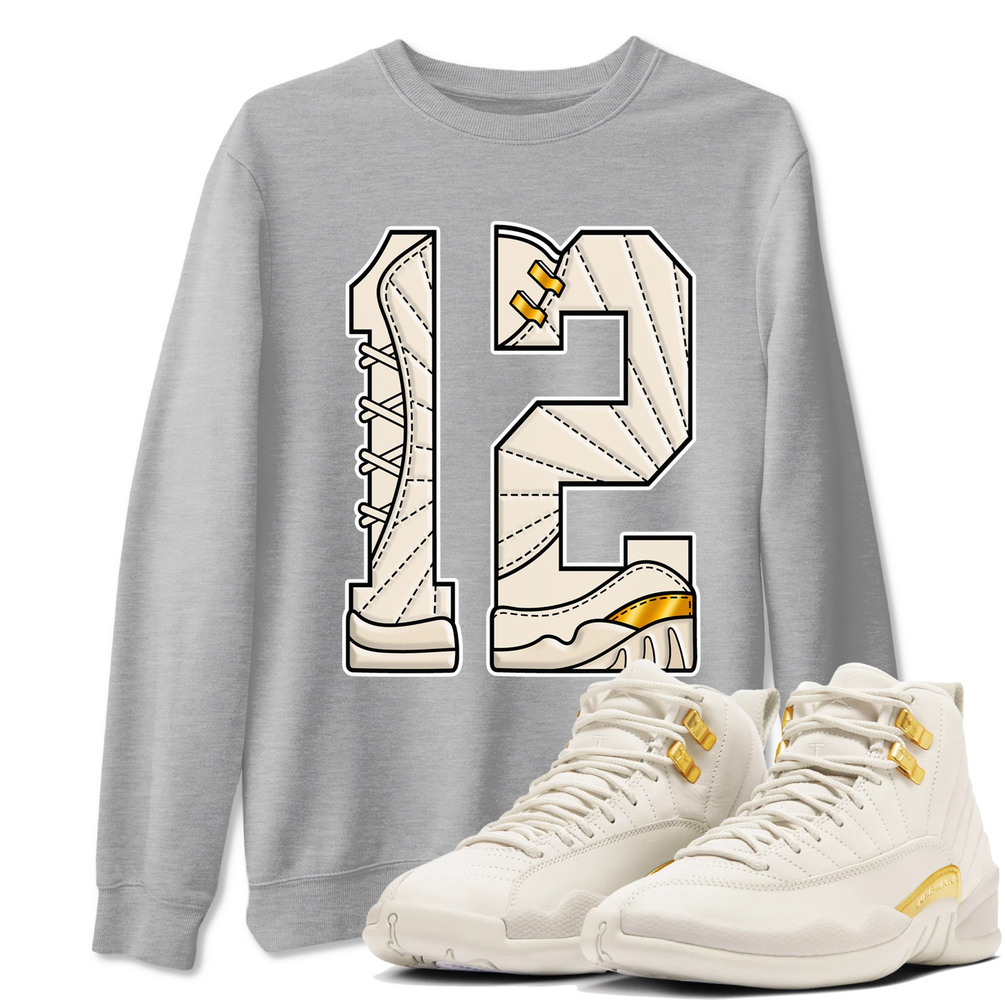 Number 12 snkmatch Tees - Air Jordan 12 Phantom